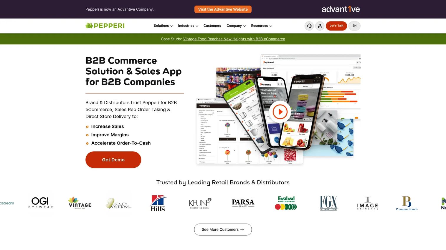 Pepperi retail execution and B2B commerce platform