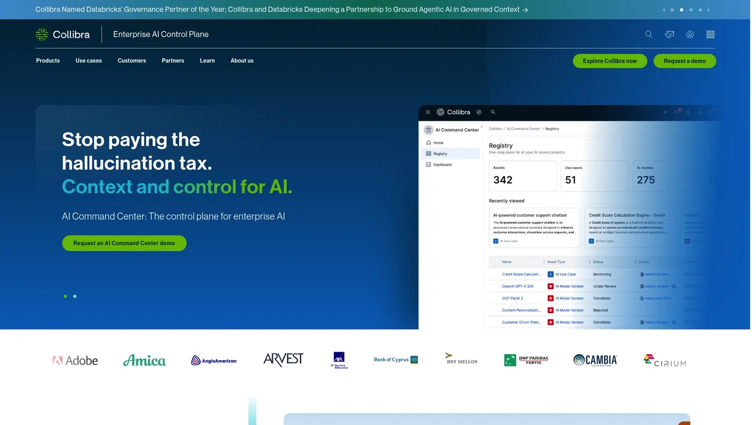 Collibra data governance platform