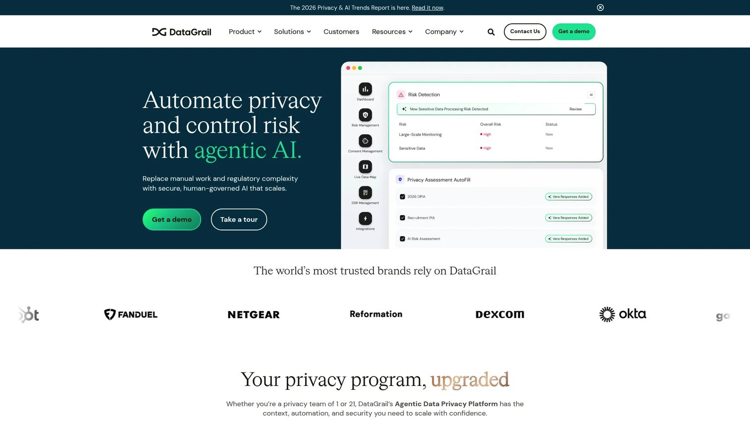 DataGrail privacy management platform