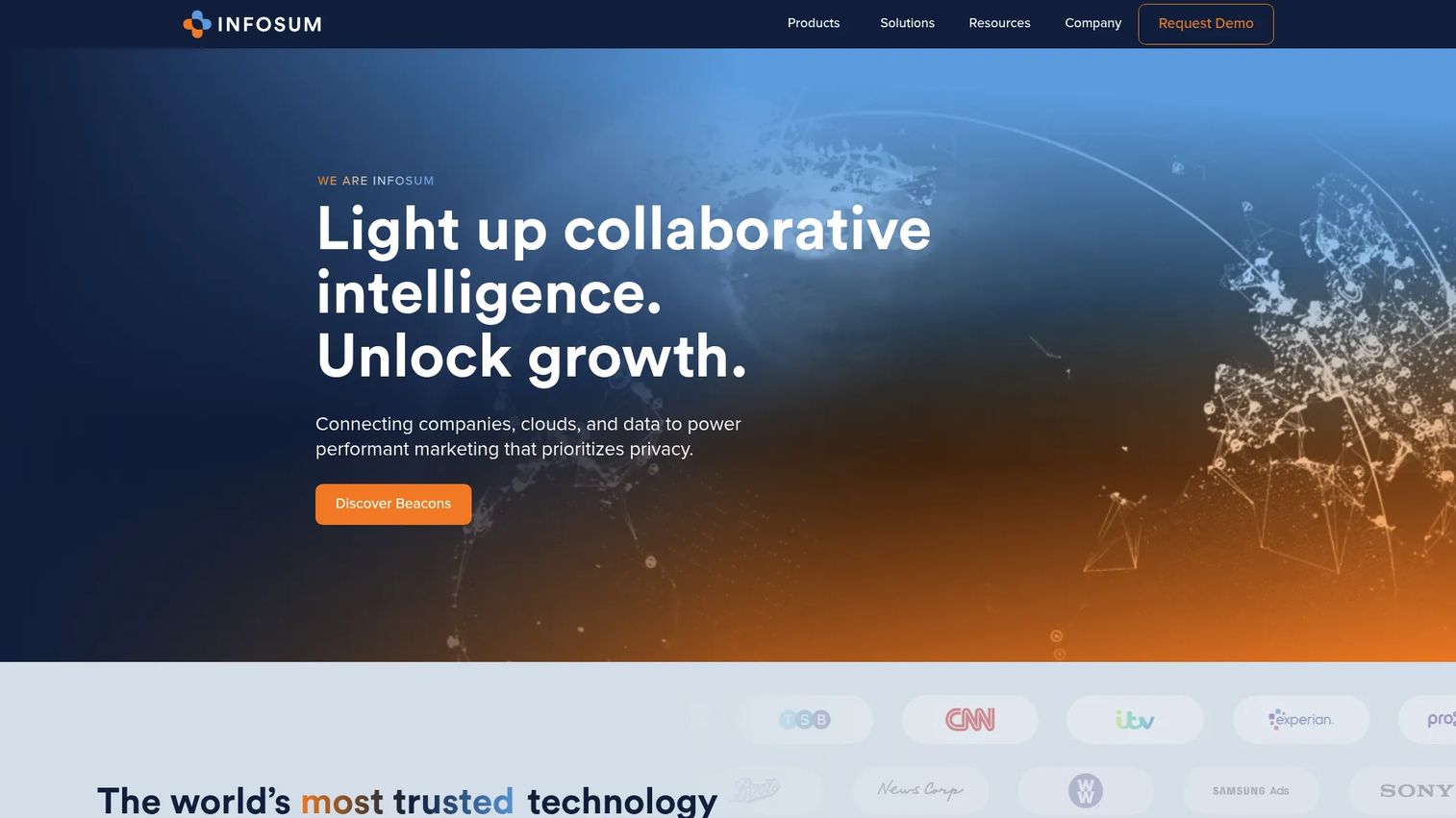 InfoSum homepage
