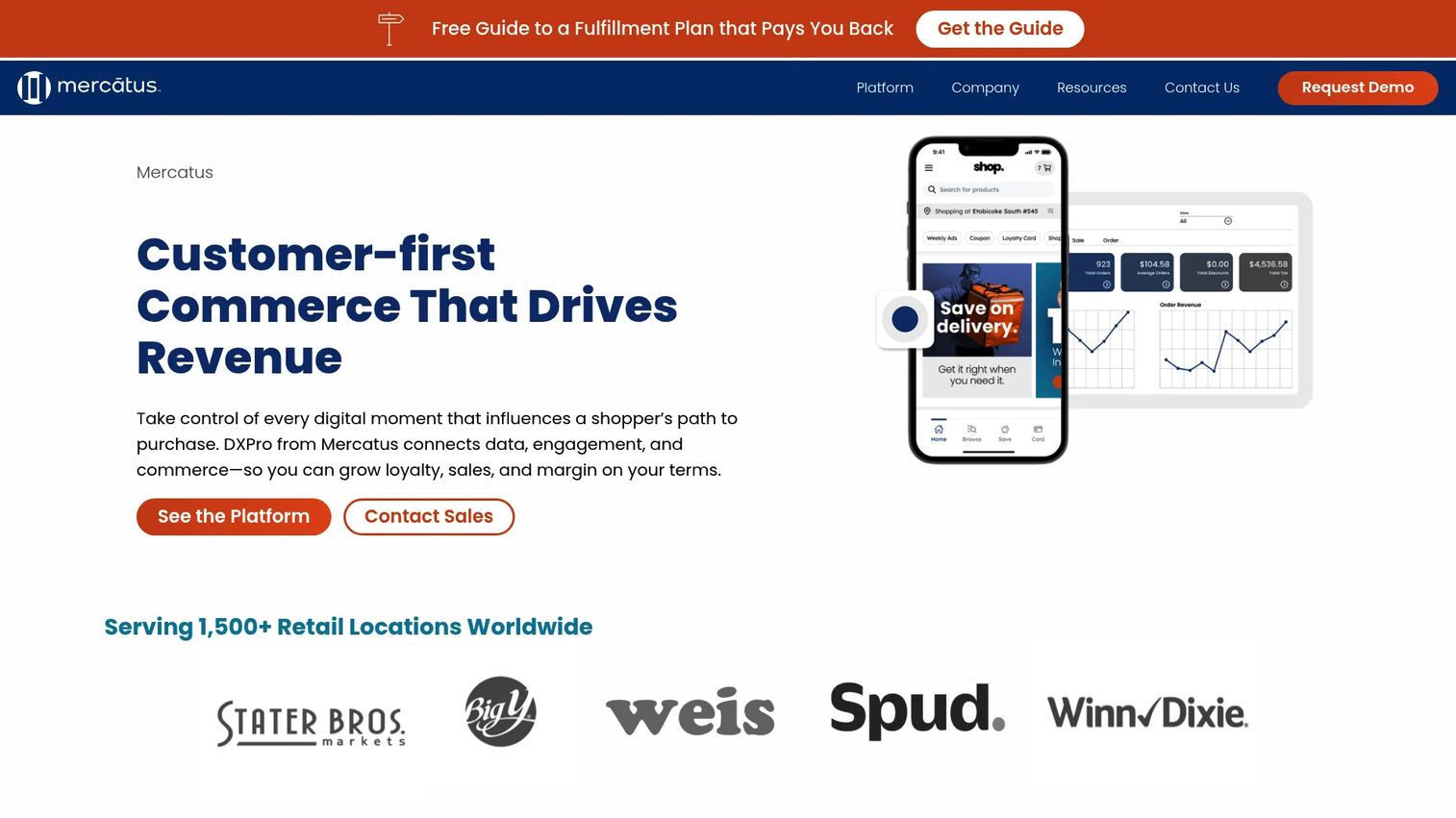 Mercatus grocery digital commerce and personalization platform