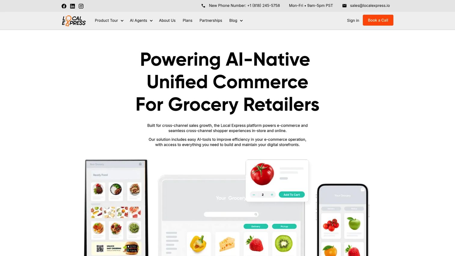 Local Express unified grocery commerce platform