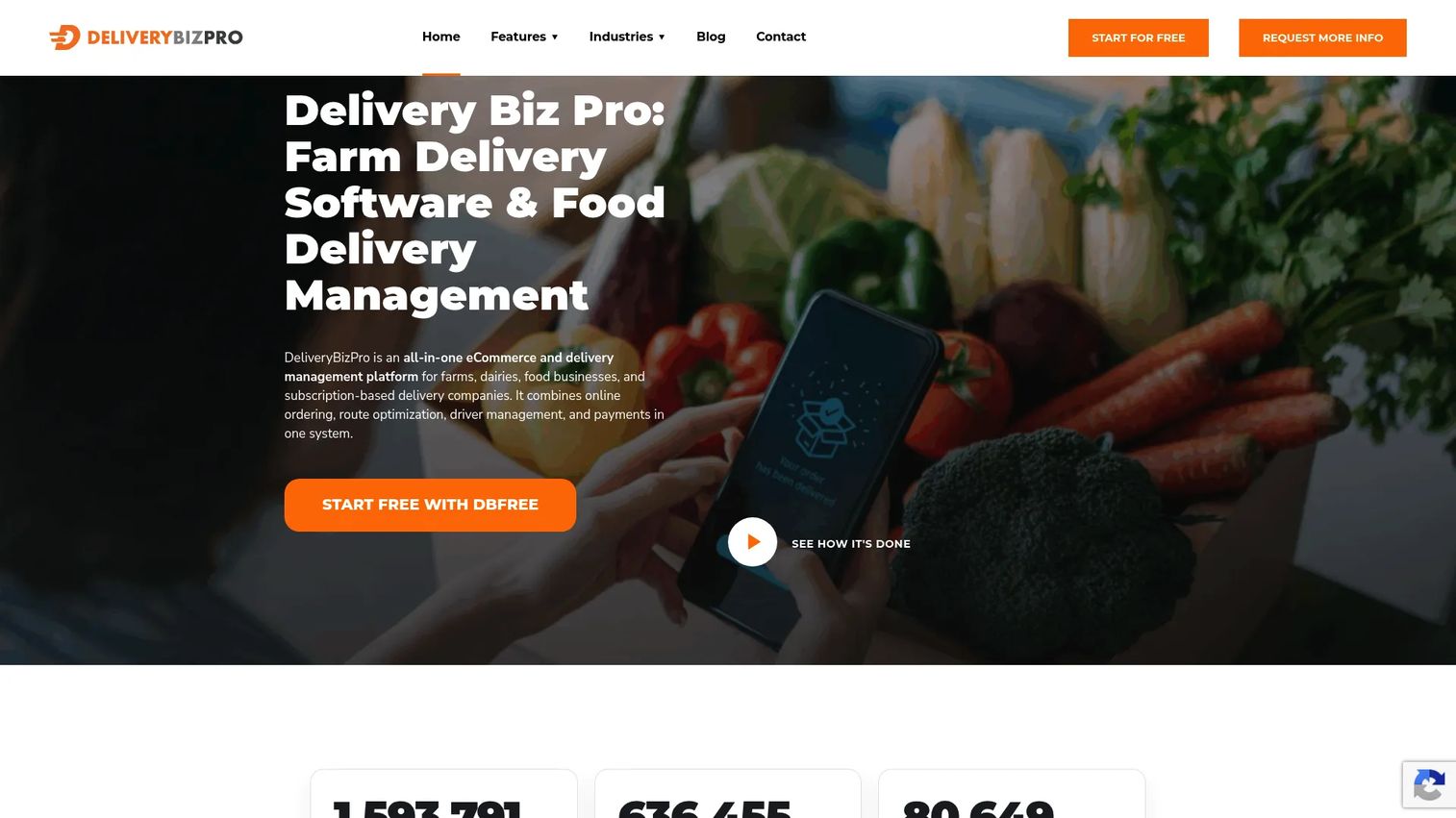 Delivery Biz Pro recurring delivery management platform
