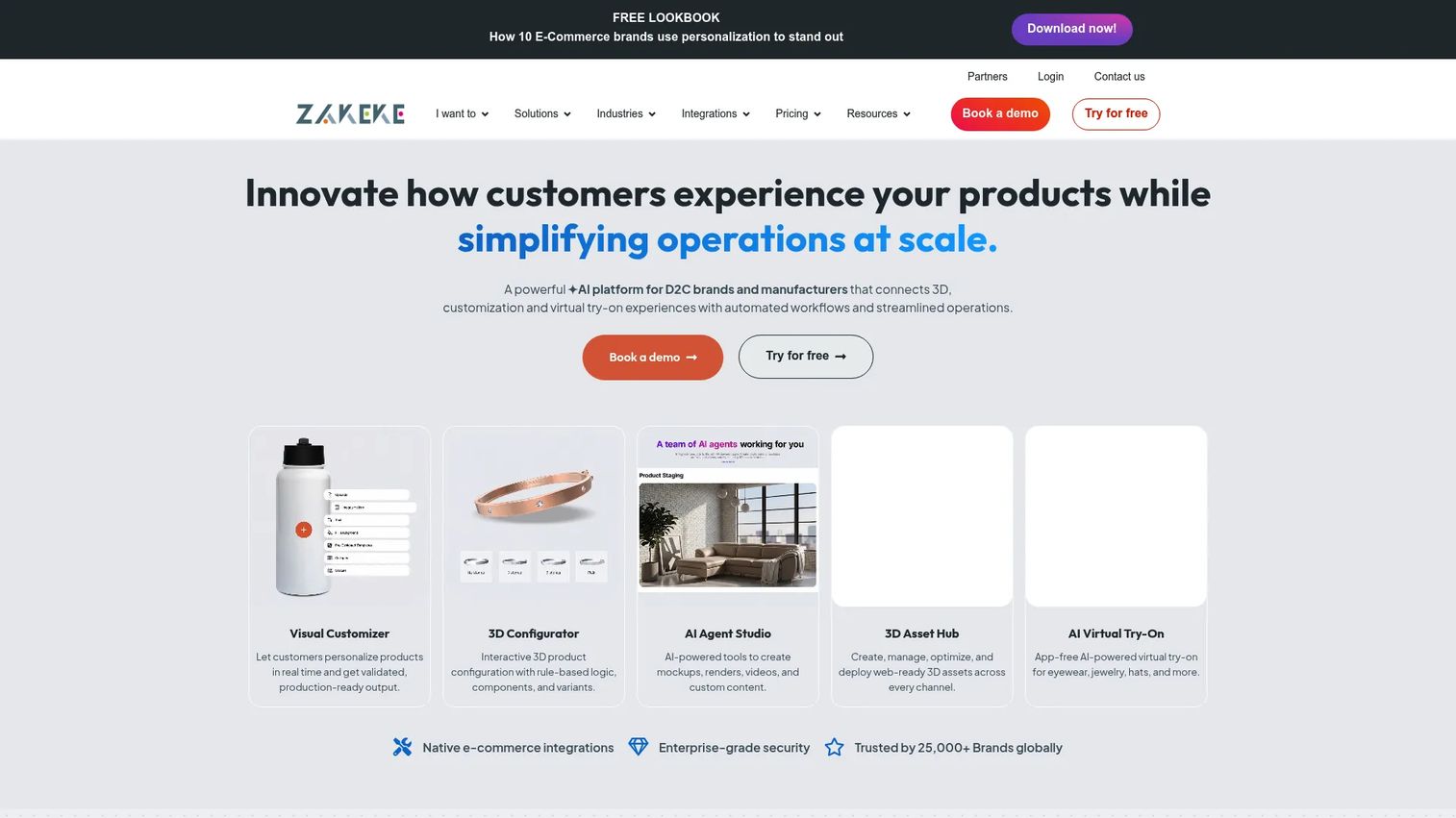 Zakeke visual product customization and 3D configurator