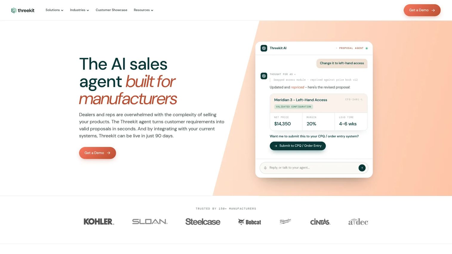 Threekit visual commerce and 3D configuration platform
