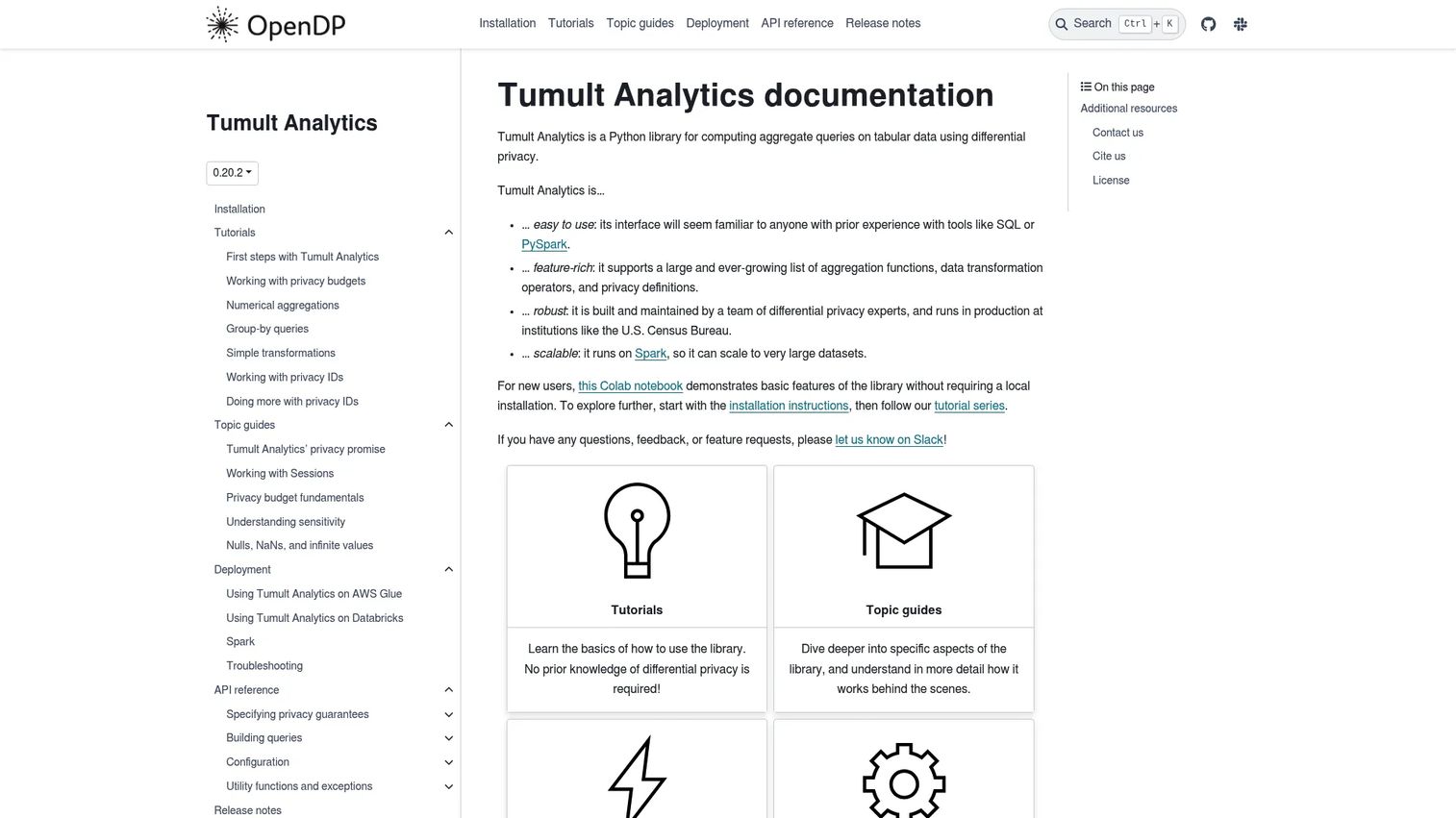 Tumult Analytics differential privacy platform