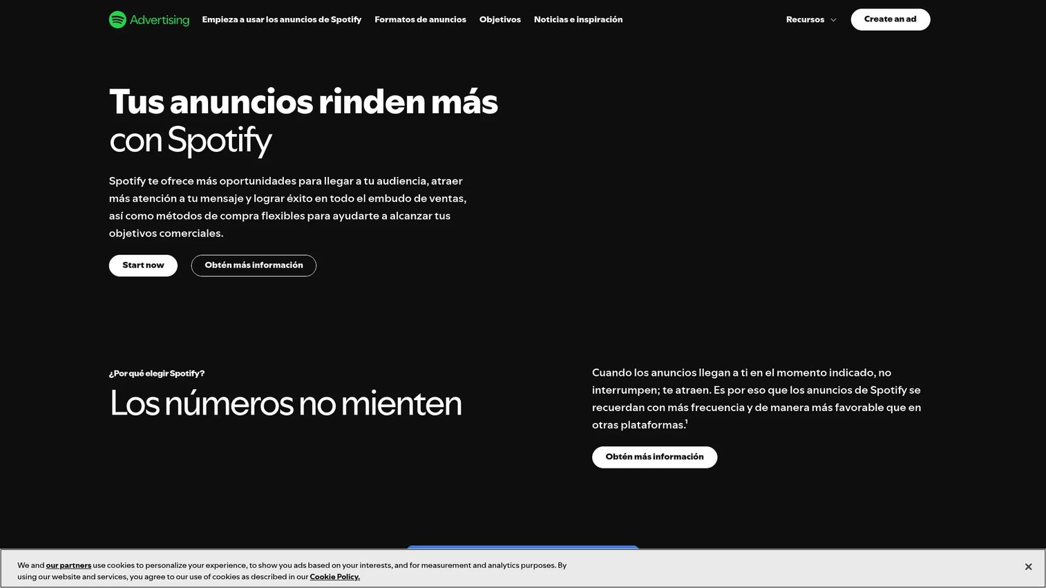 Spotify Ads Manager advertising platform