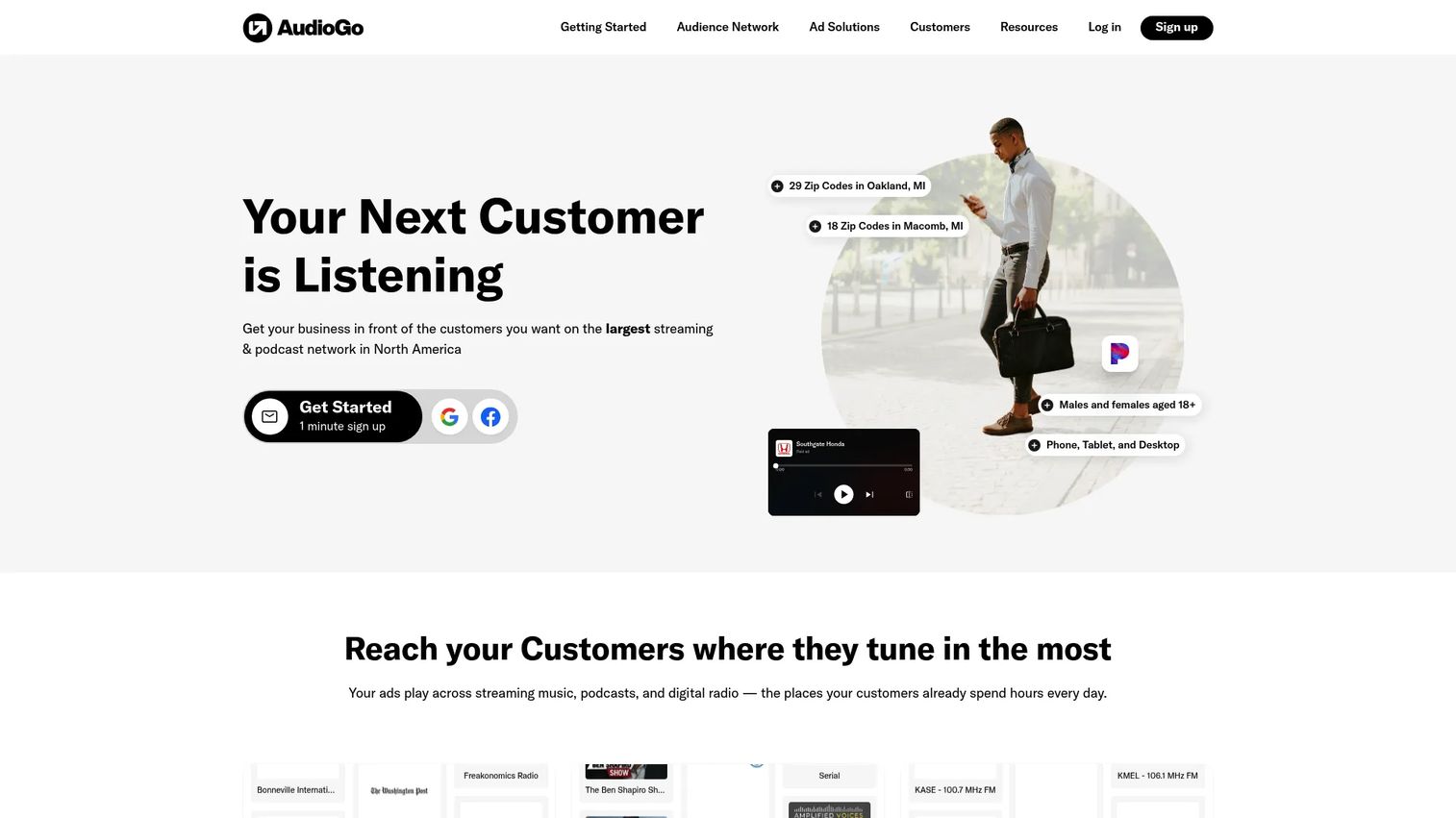 AudioGo audio advertising platform