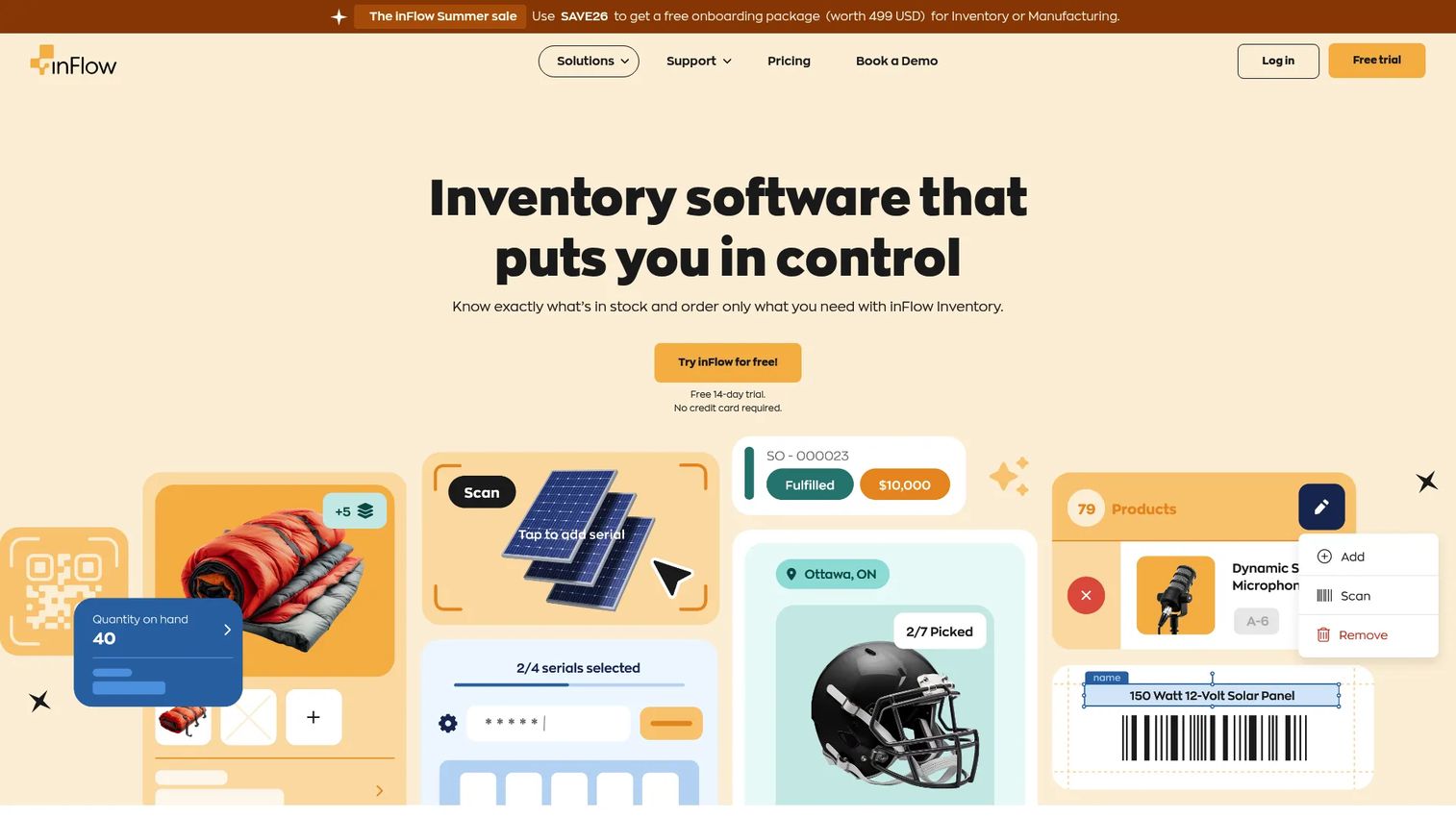 inFlow Inventory management software