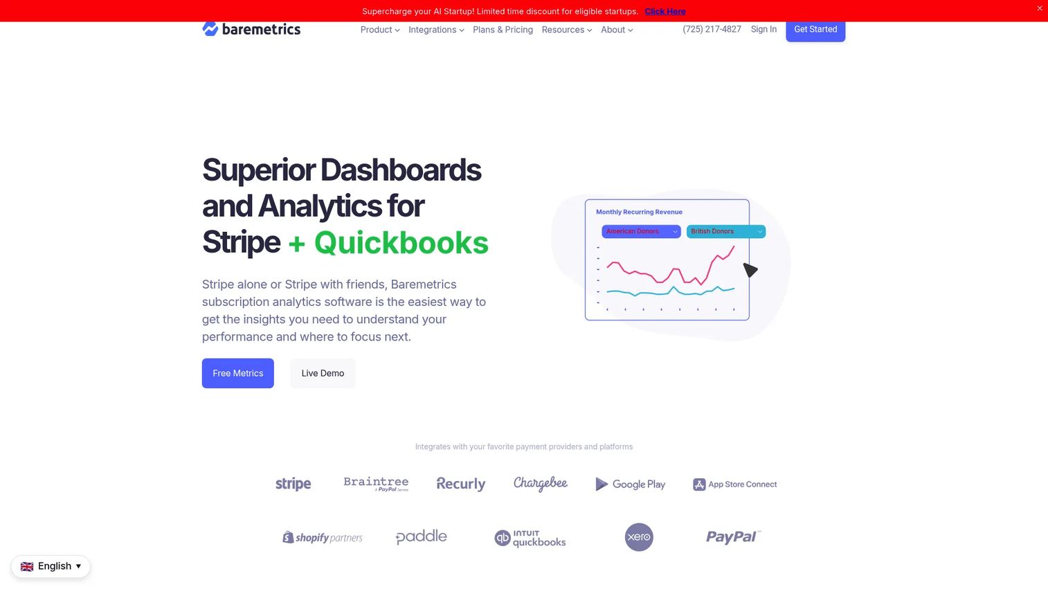 Baremetrics Recover dunning automation add-on for subscription businesses