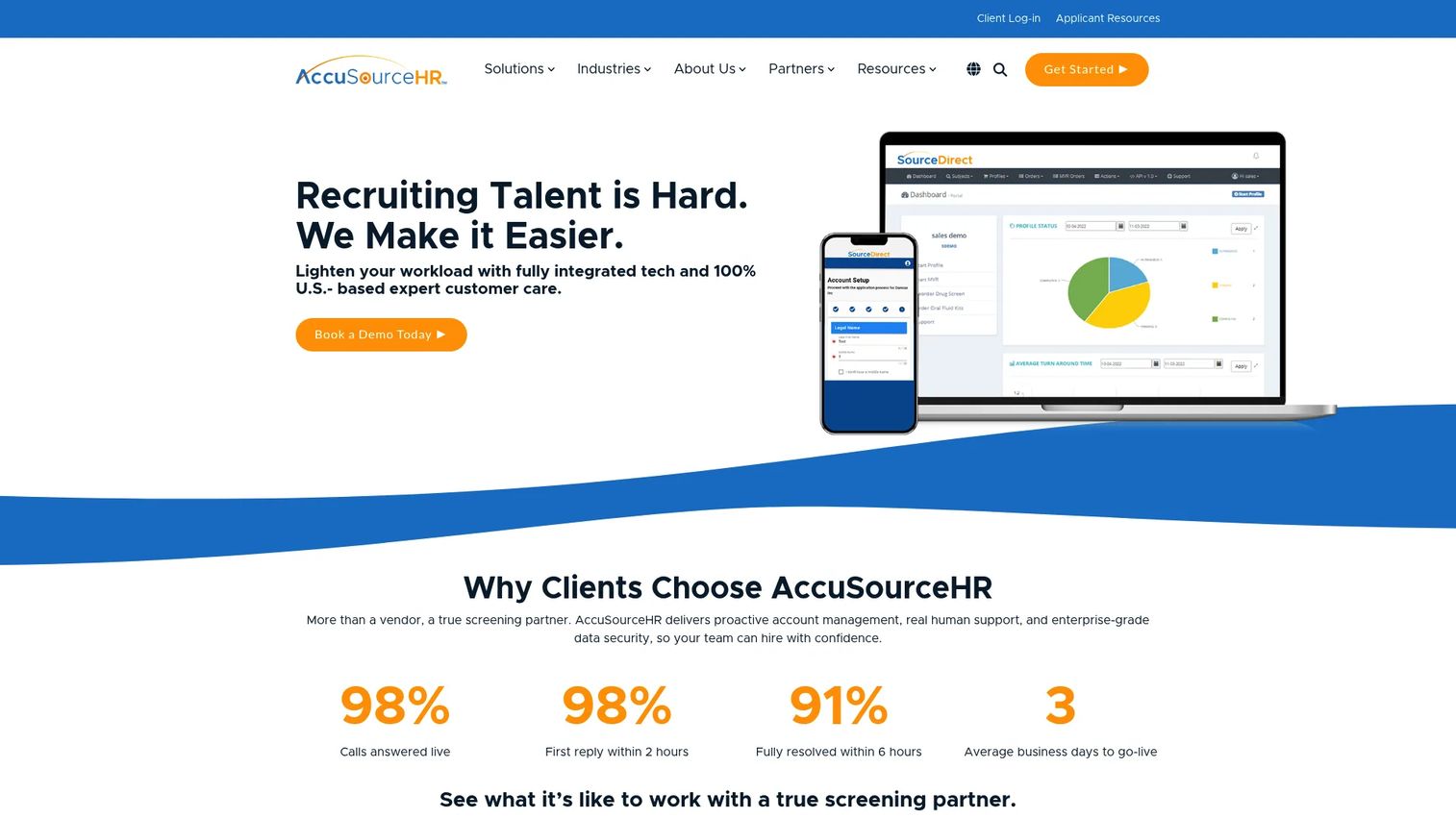 AccuSourceHR background screening platform