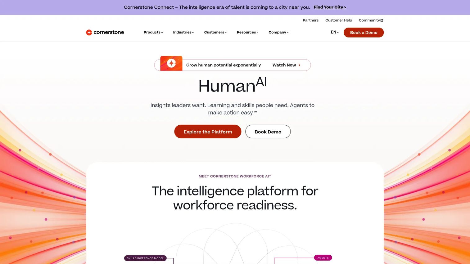 Cornerstone learning experience platform