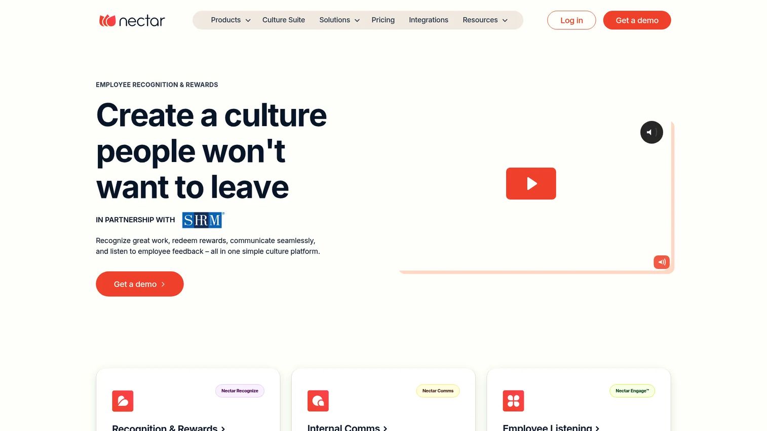 Nectar recognition, engagement, and internal communications software