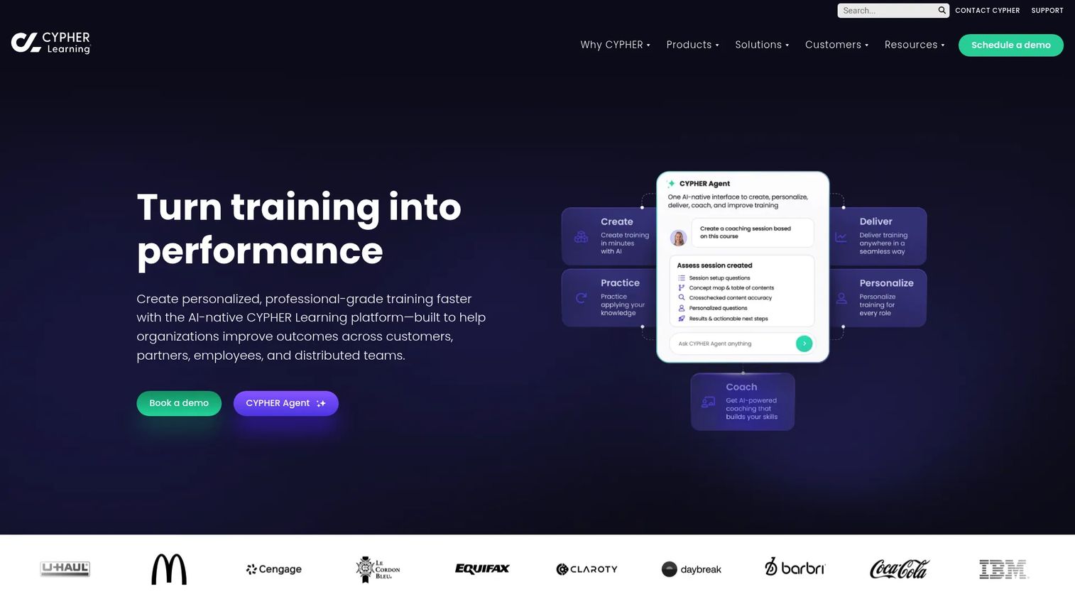 CYPHER Learning AI-powered learning platform