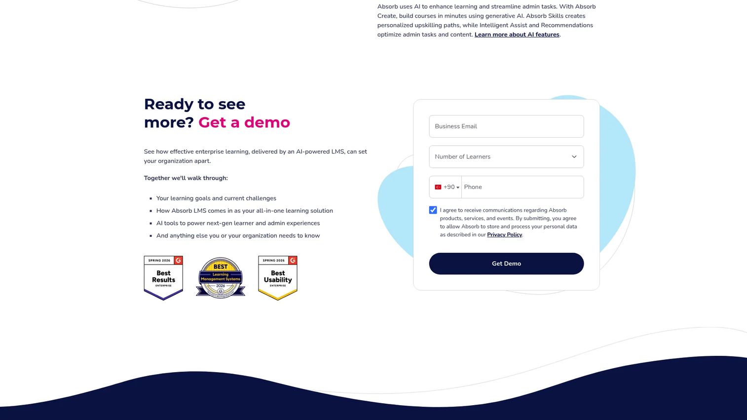 Absorb LMS learning platform