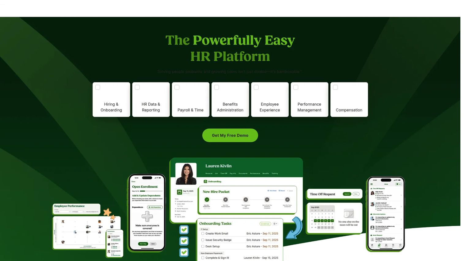BambooHR product screenshot