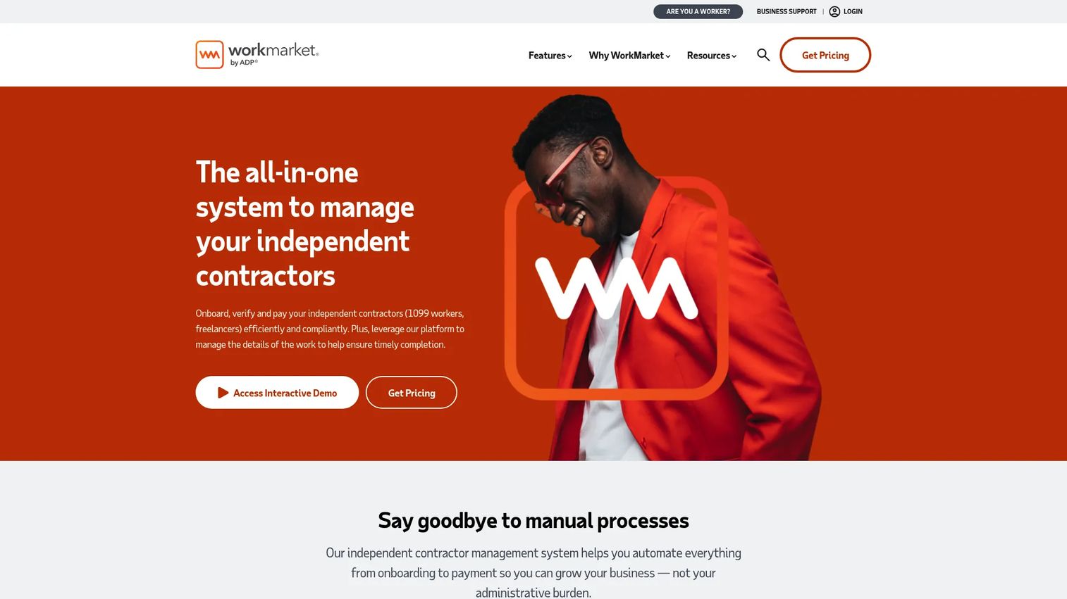 WorkMarket by ADP independent contractor management software