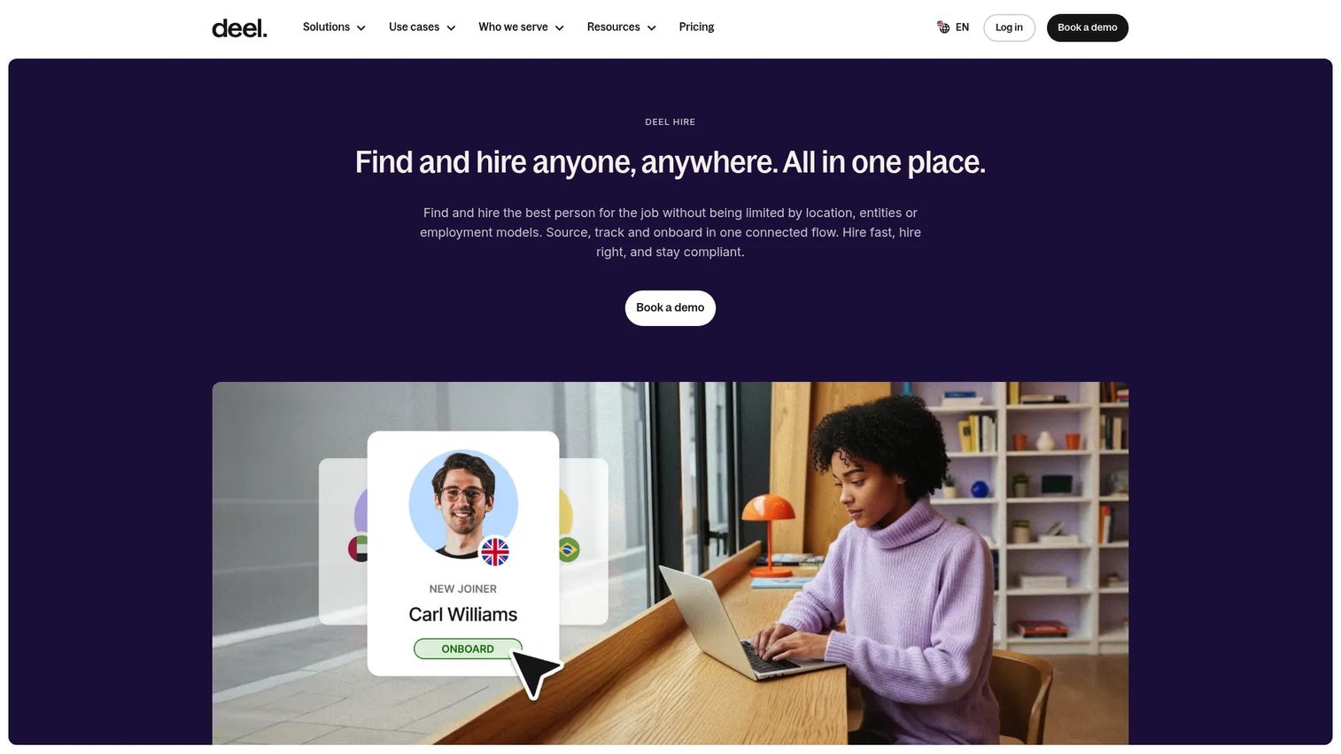 Deel Hire global hiring and contractor management platform