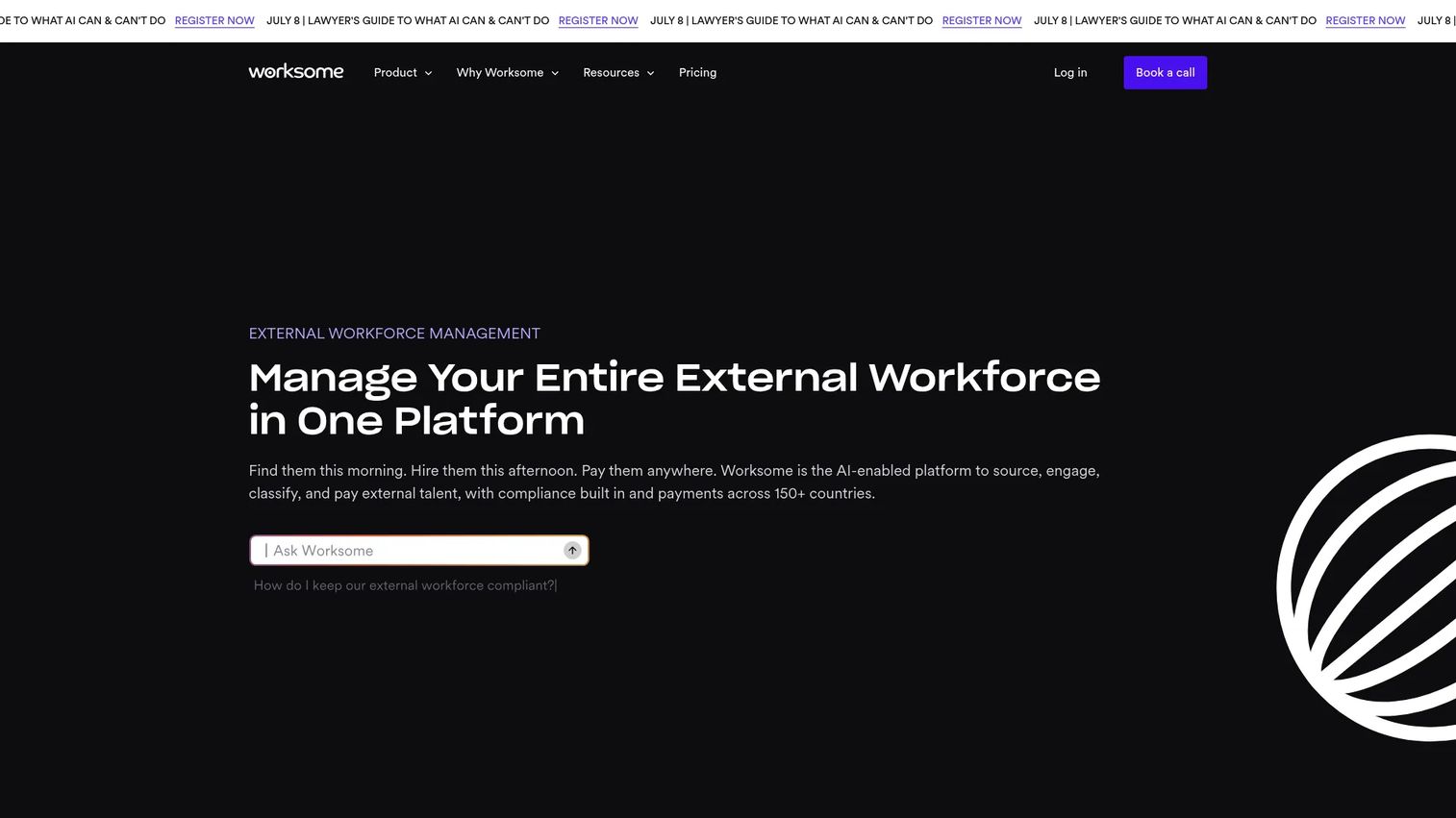 Worksome external workforce management platform