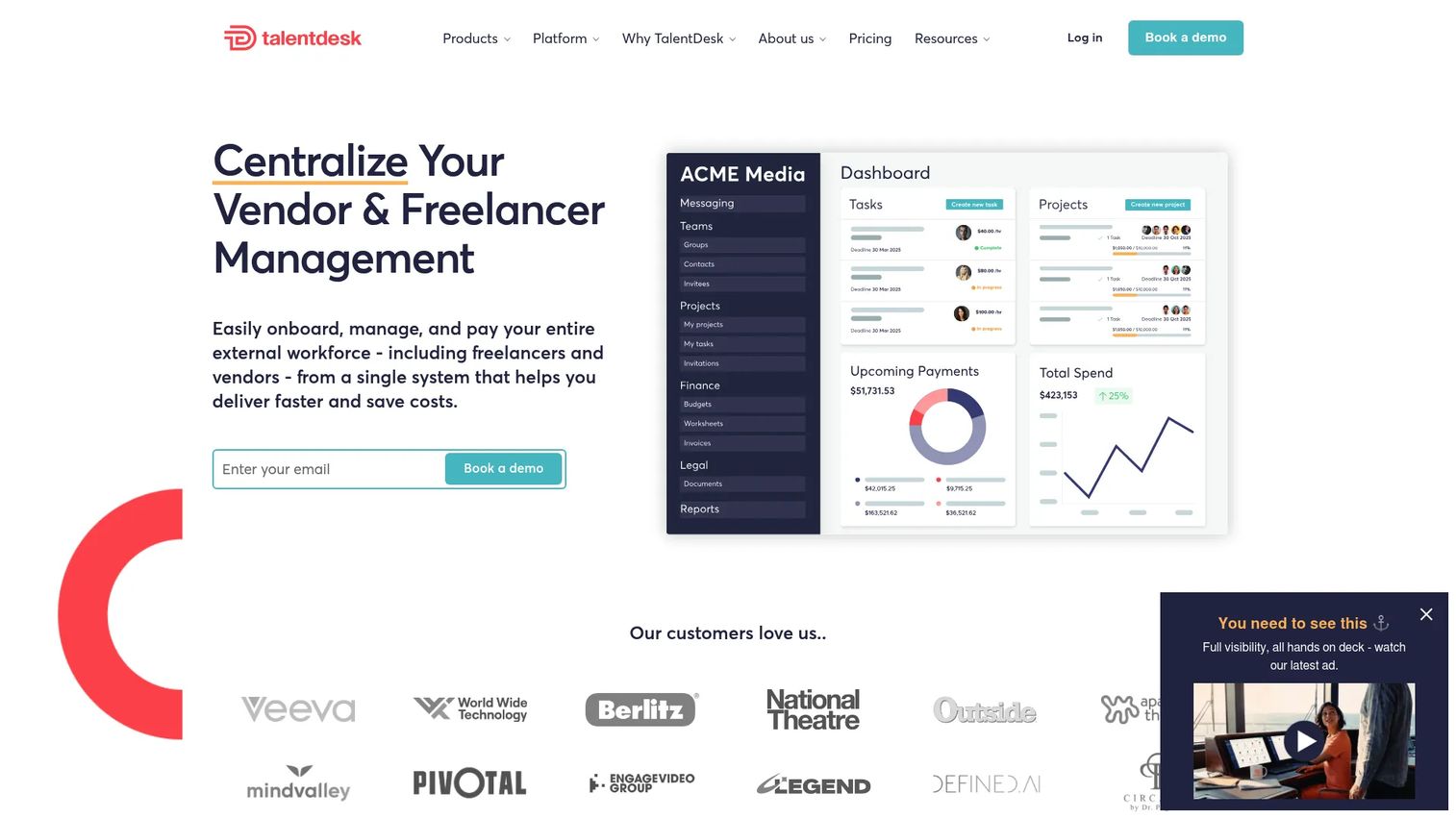 TalentDesk external workforce management software
