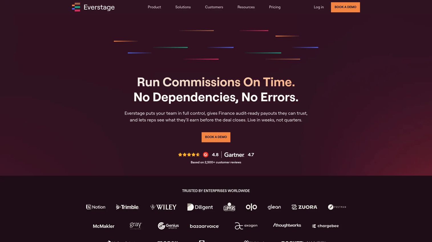 Everstage sales compensation software