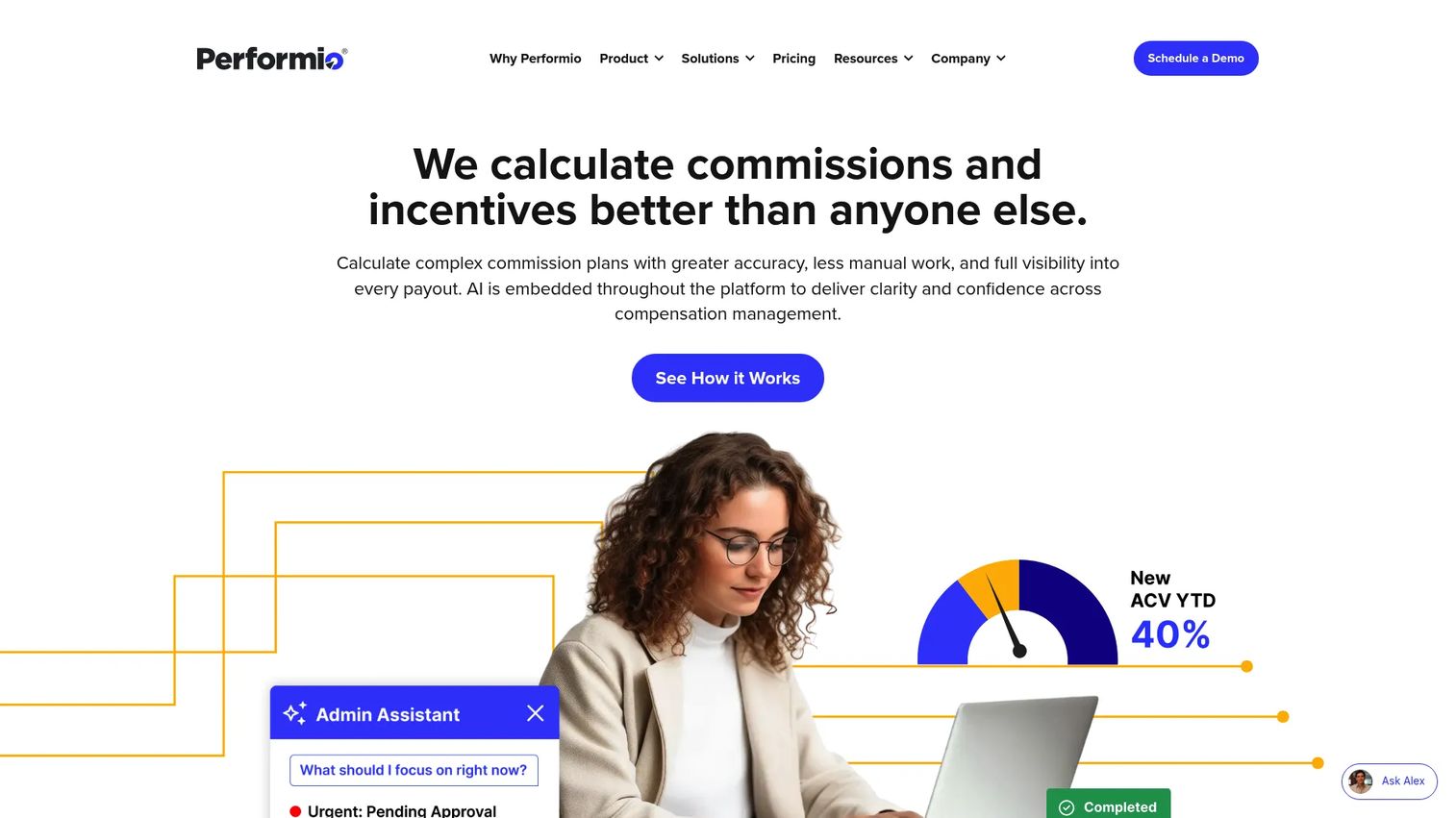Performio sales compensation management