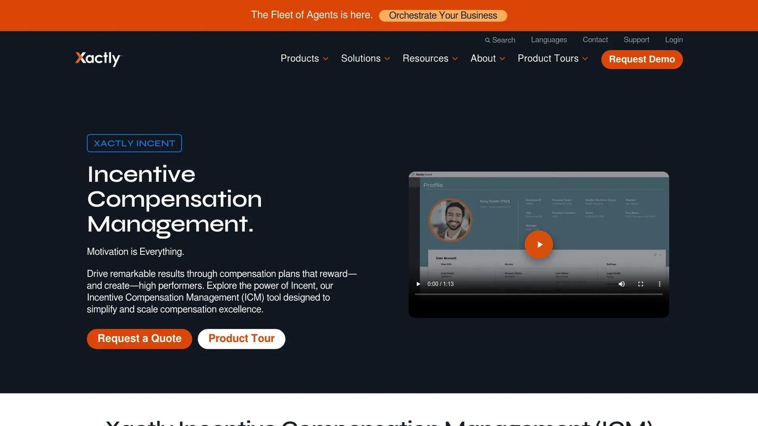 Xactly Incent enterprise compensation software