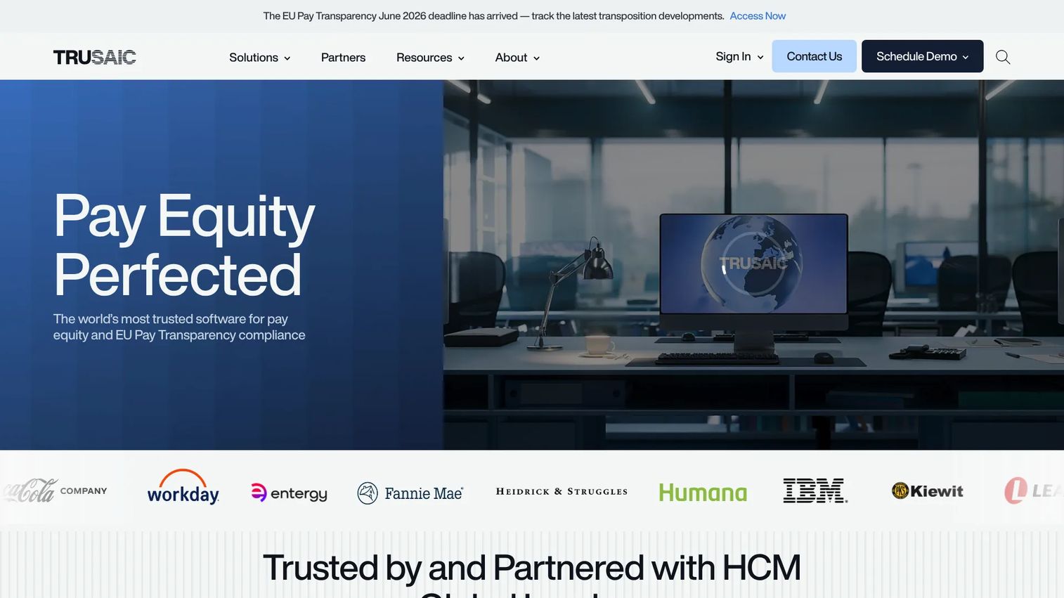 PayParity pay equity software dashboard by Trusaic