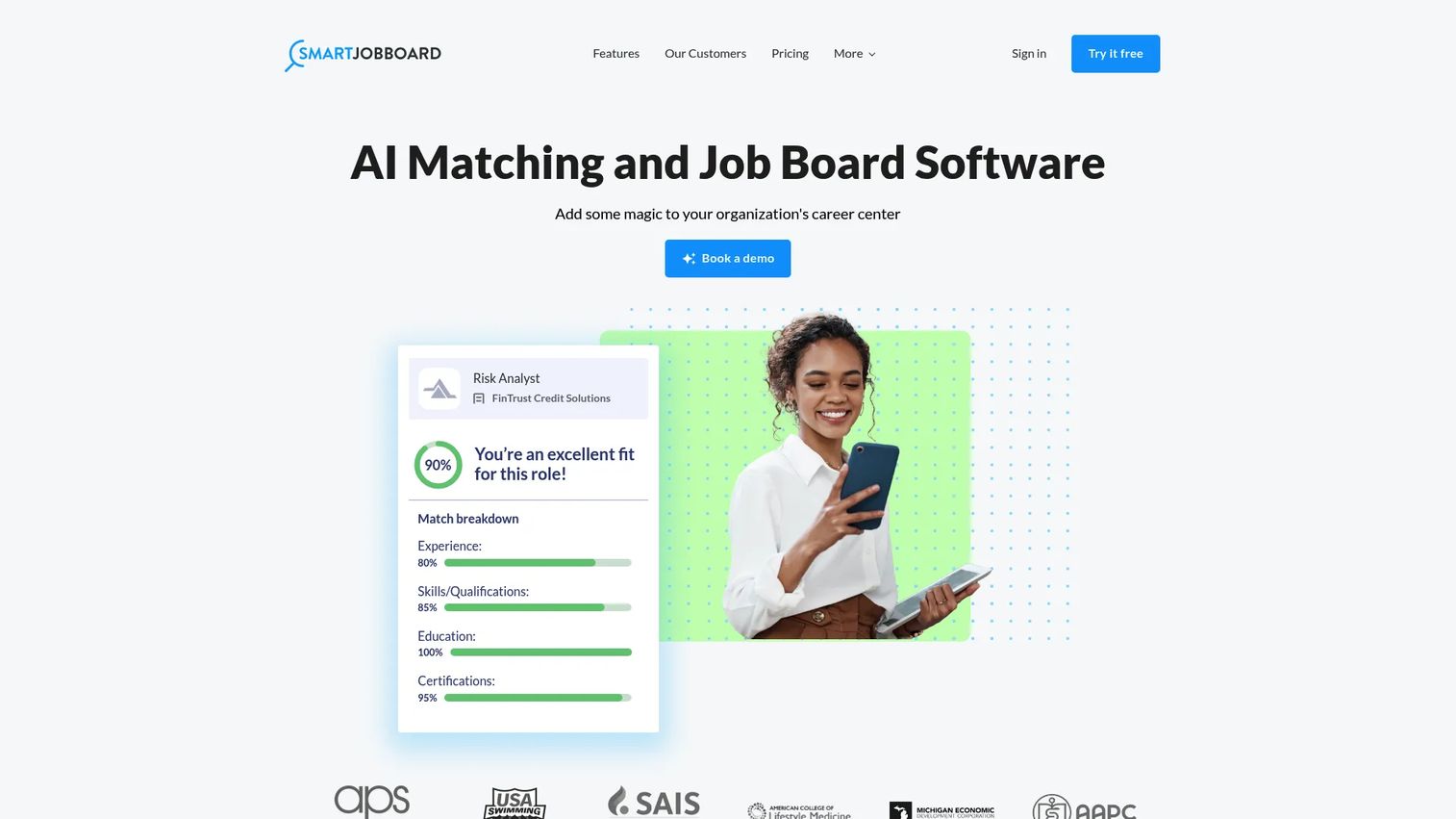Smart Job Board job board software homepage