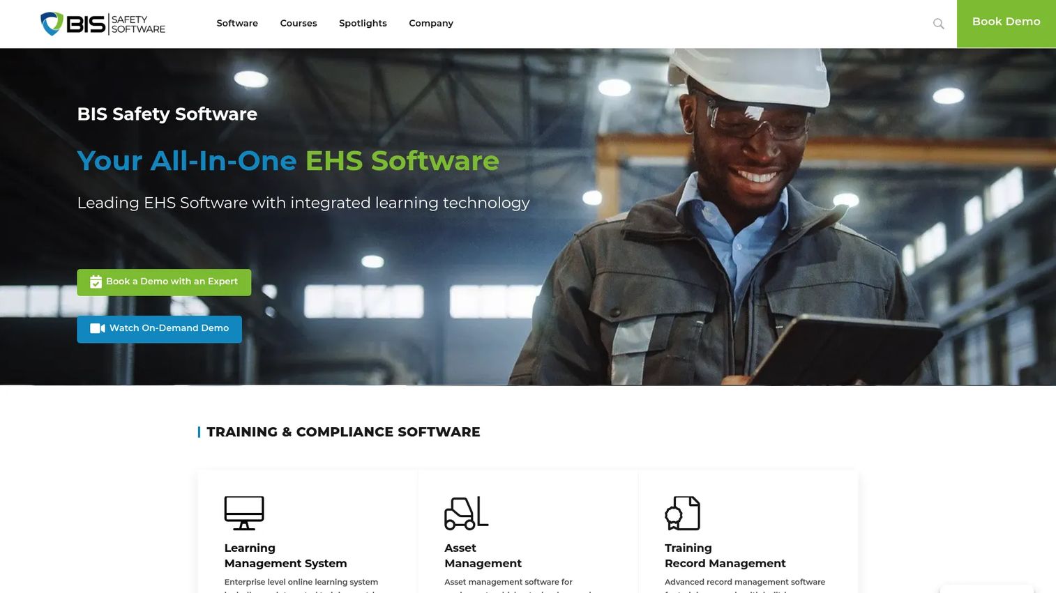 BIS Safety Software EHS training and compliance platform