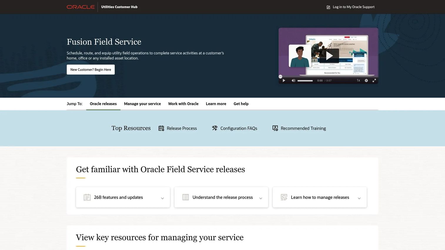 Oracle Field Service AI-driven scheduling and route optimization