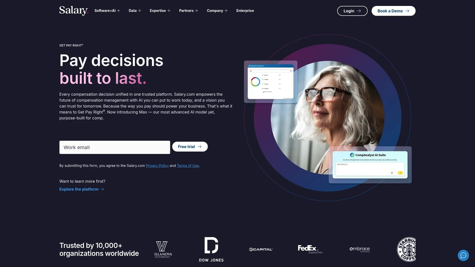 Salary.com CompAnalyst benchmarking and salary structure platform