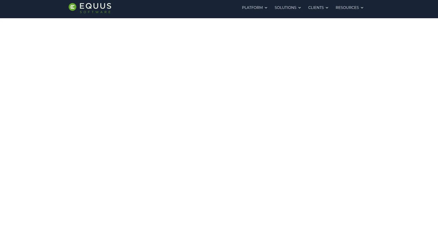 Equus Software homepage showing global mobility platform