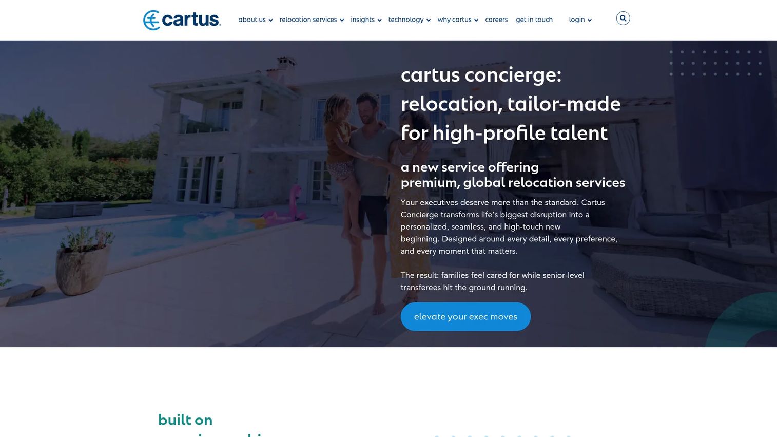 Cartus global relocation and mobility homepage