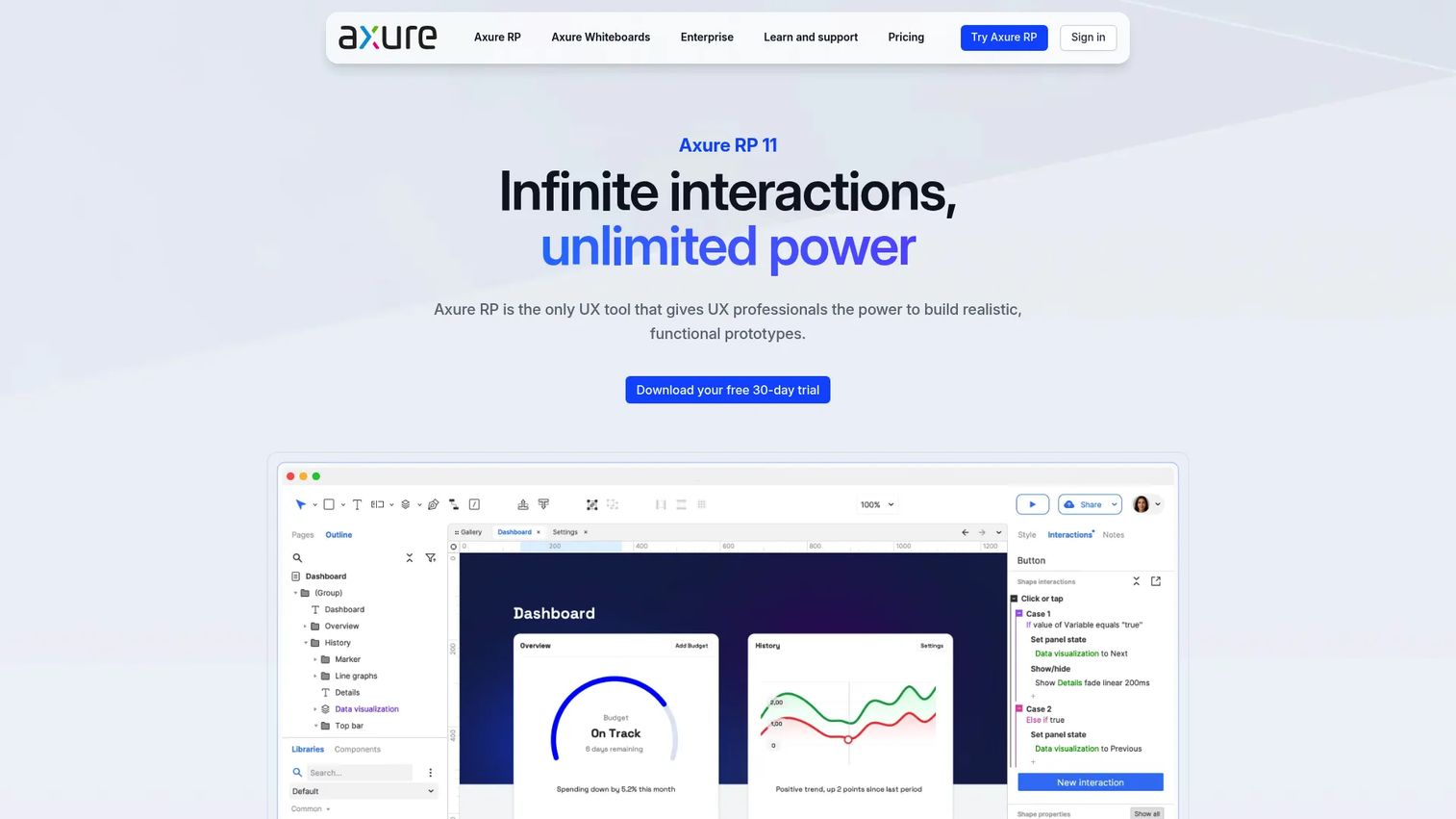 Axure RP prototyping software