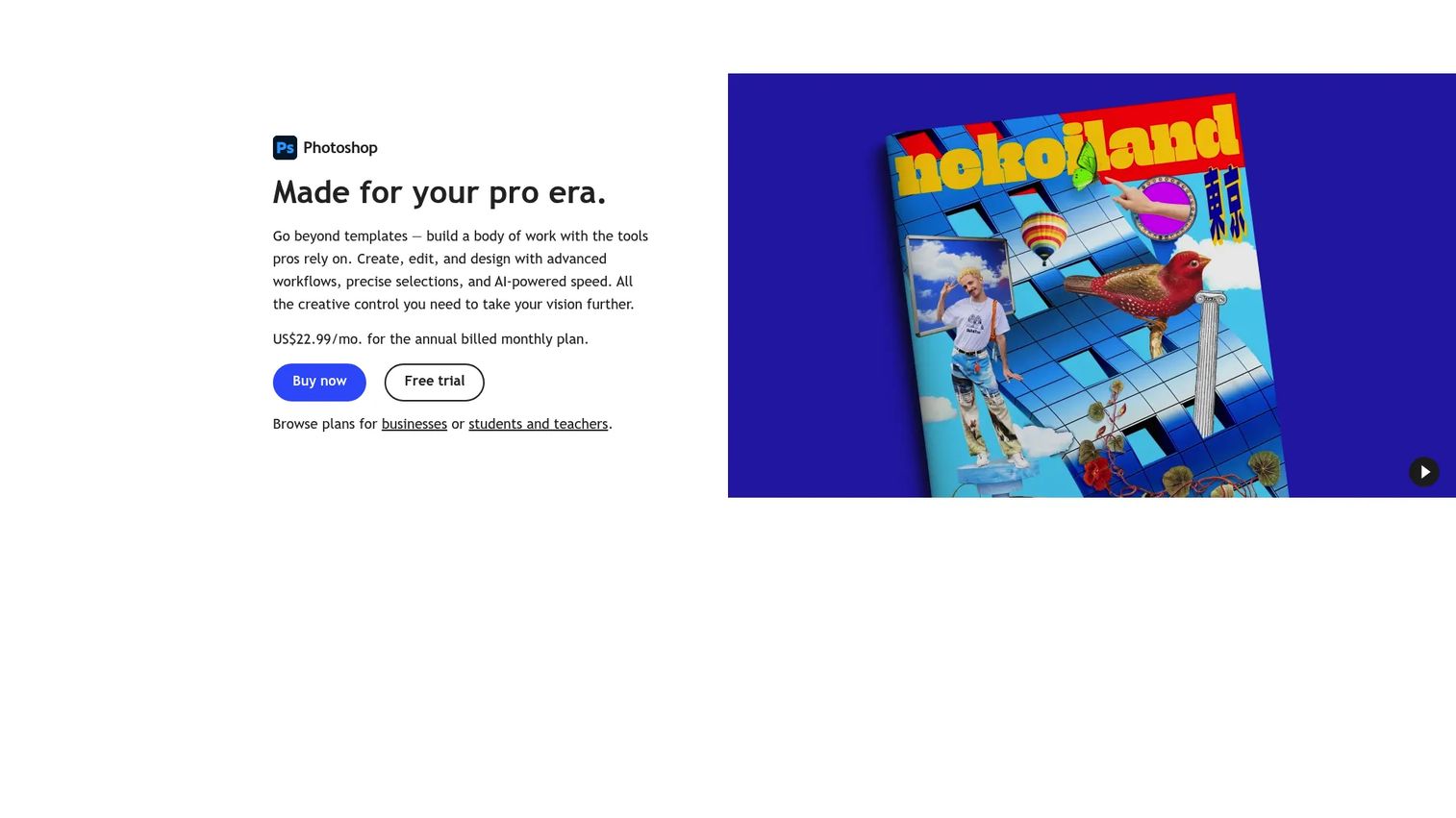 Adobe Photoshop layer-based editing and compositing interface