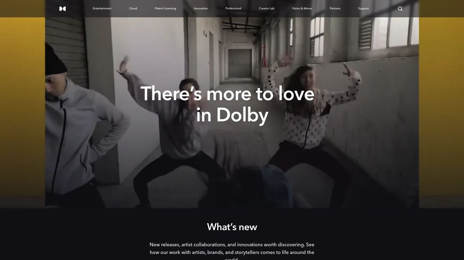 Dolby On mobile recording app interface