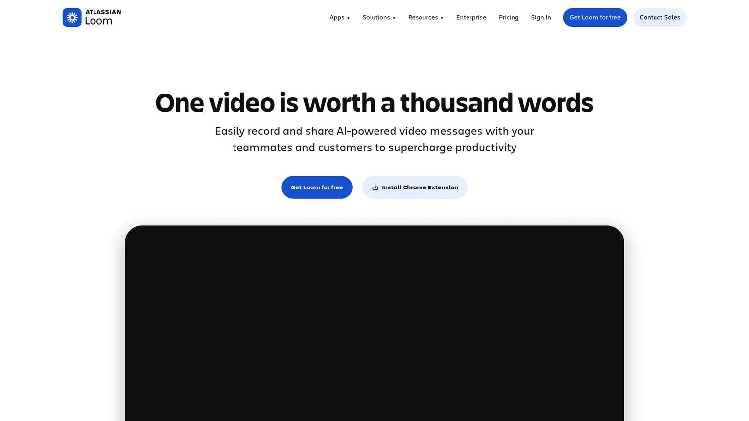 Loom video messaging and screen recording interface
