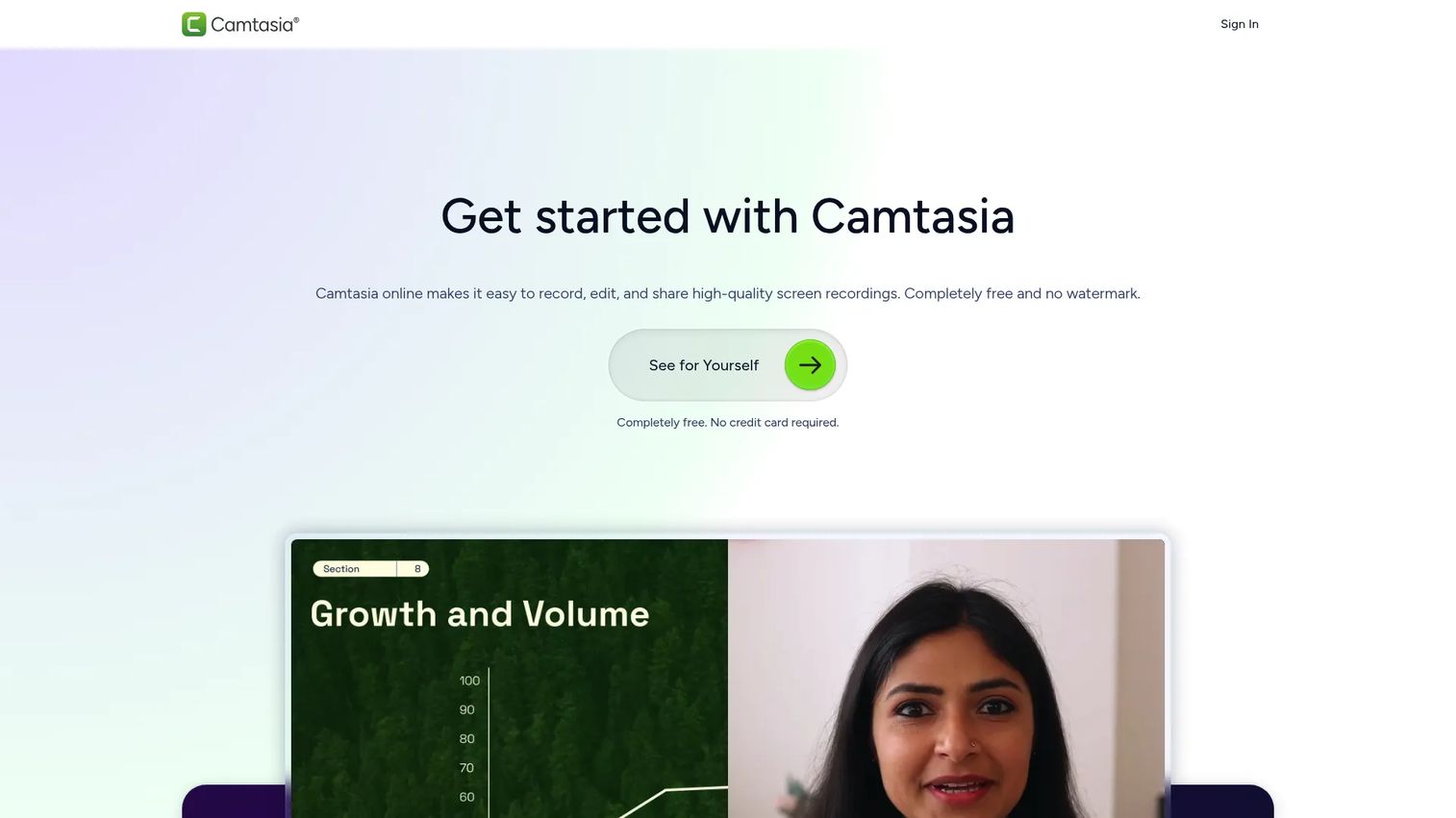 Camtasia screen recording and video editing software