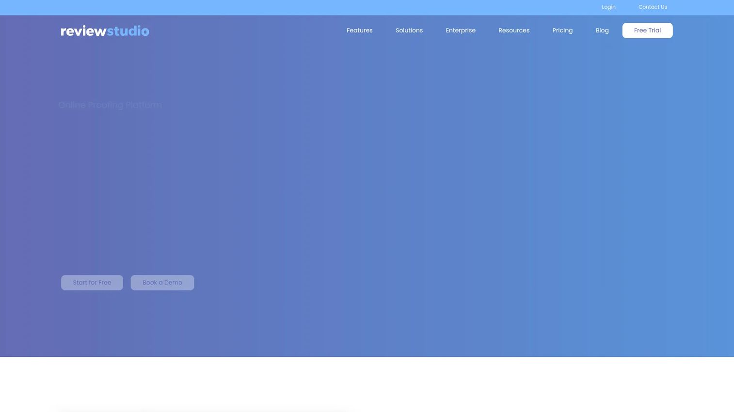 ReviewStudio proofing and approval interface