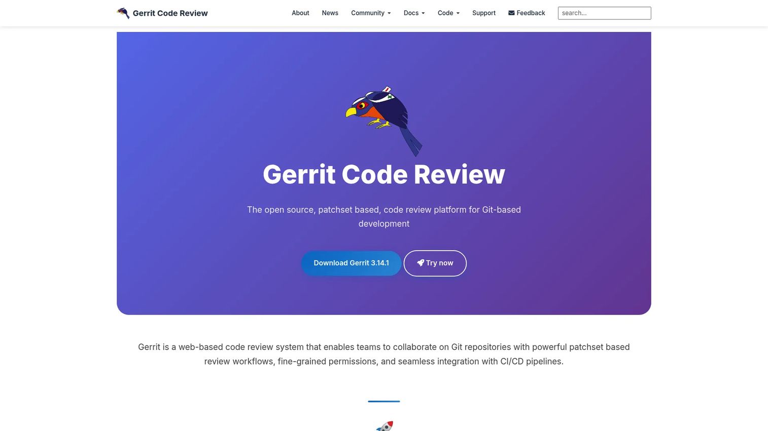 Gerrit code review workflow