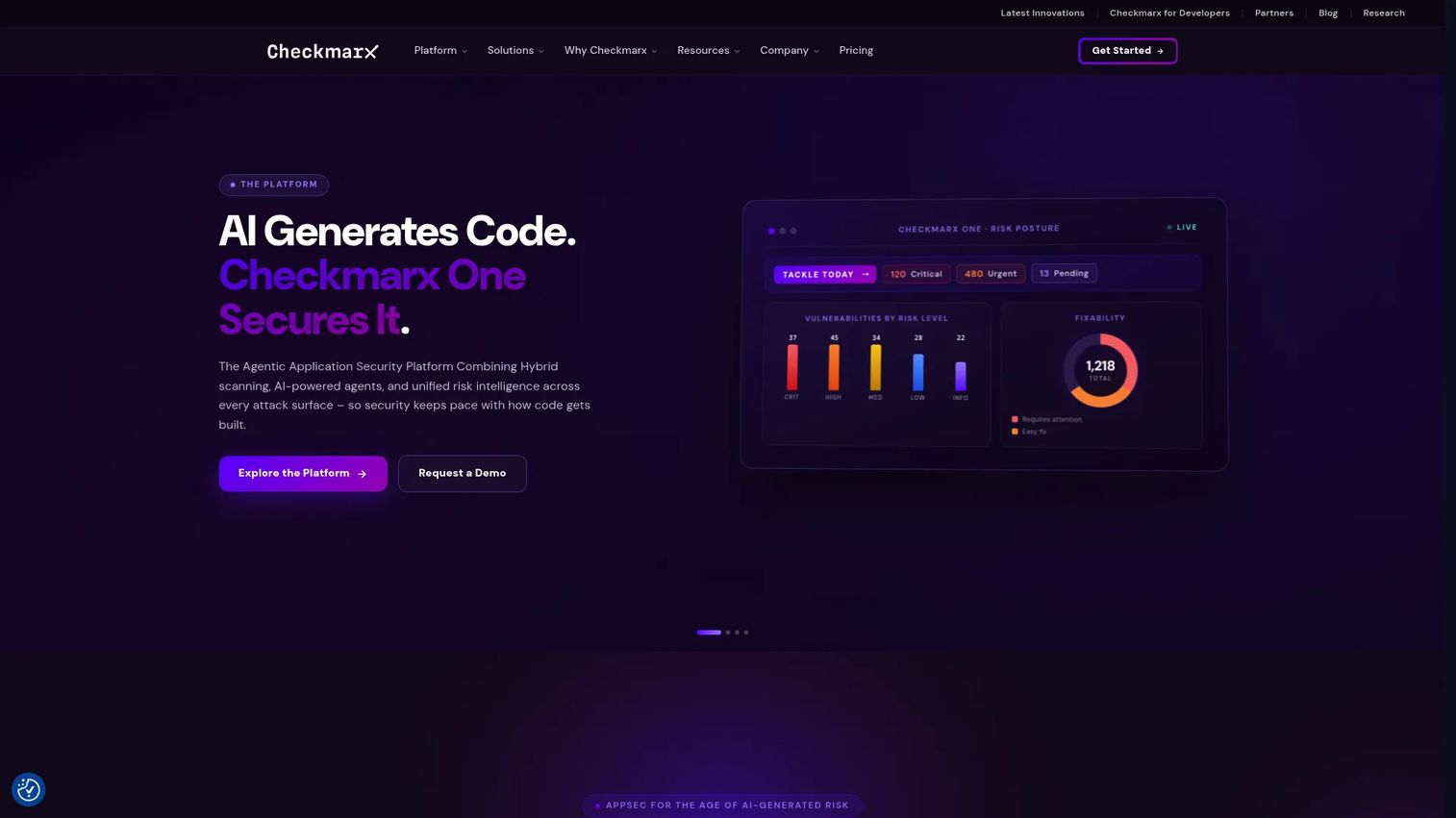 Checkmarx application security platform