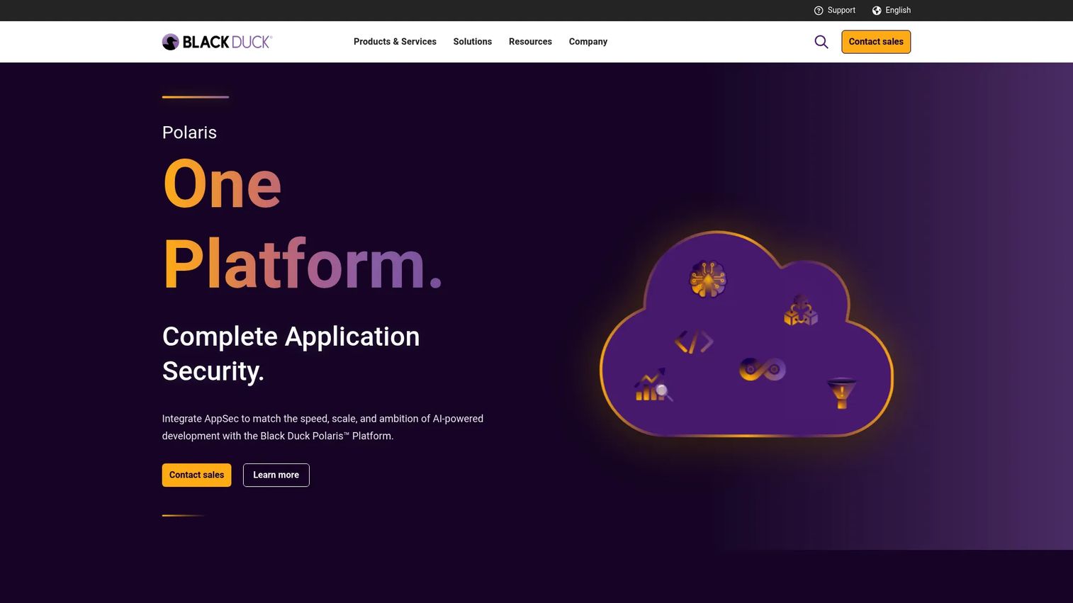 Black Duck software composition analysis platform