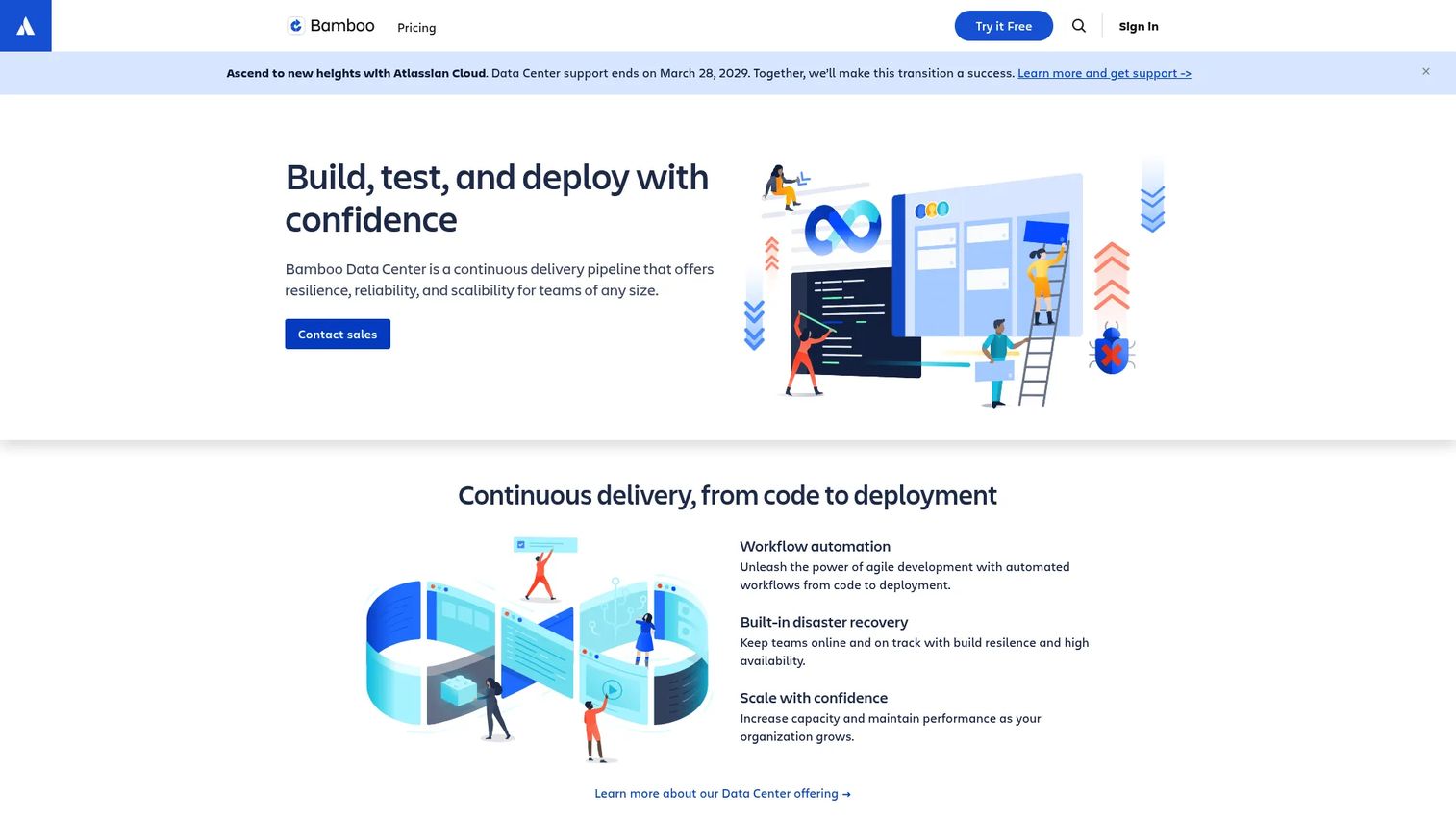 Atlassian Bamboo CI/CD pipeline