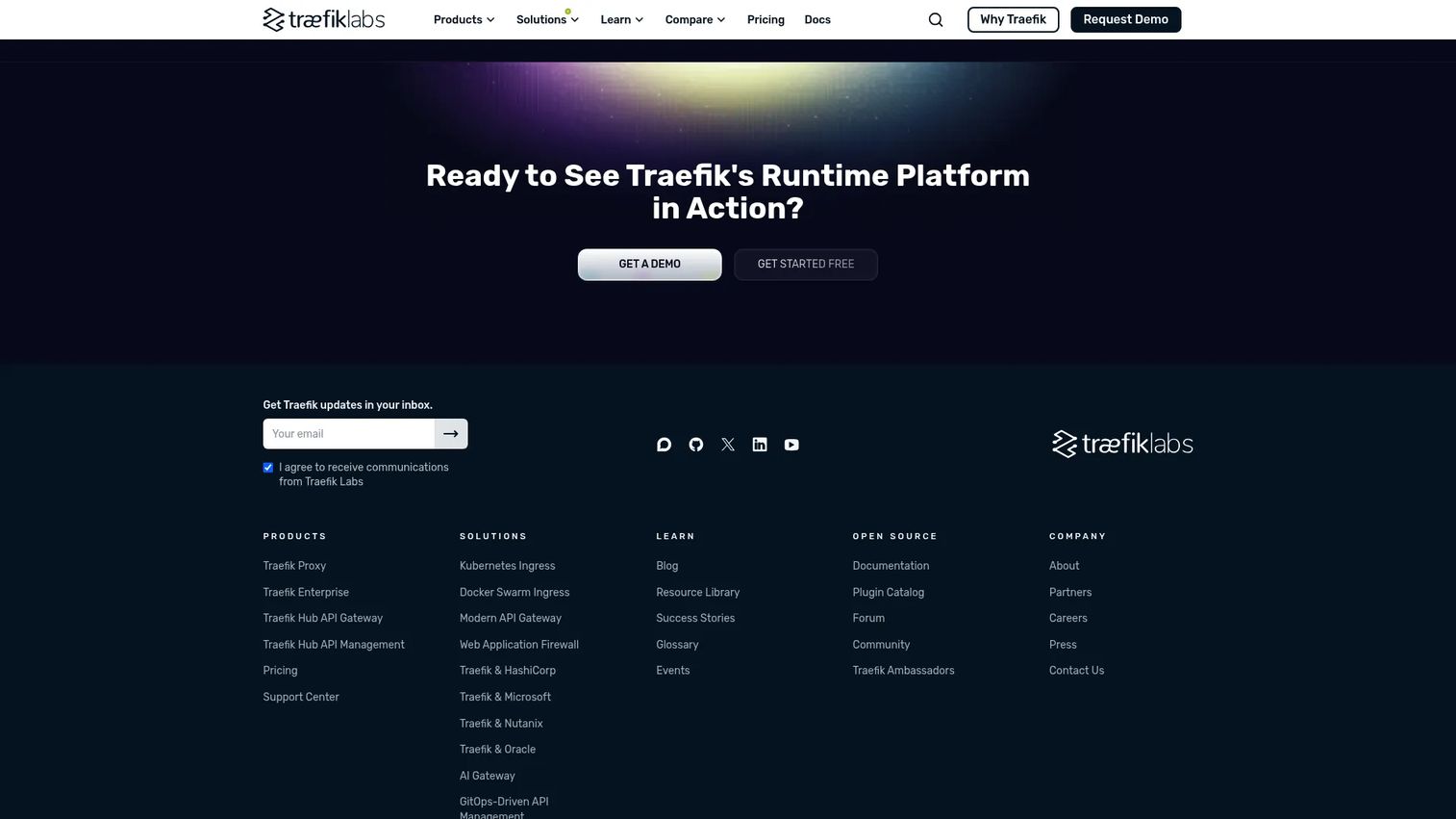 Traefik cloud-native application proxy homepage
