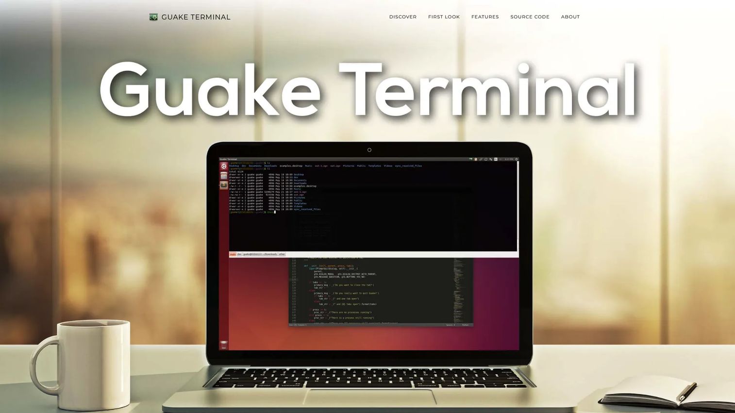 Guake drop-down terminal homepage