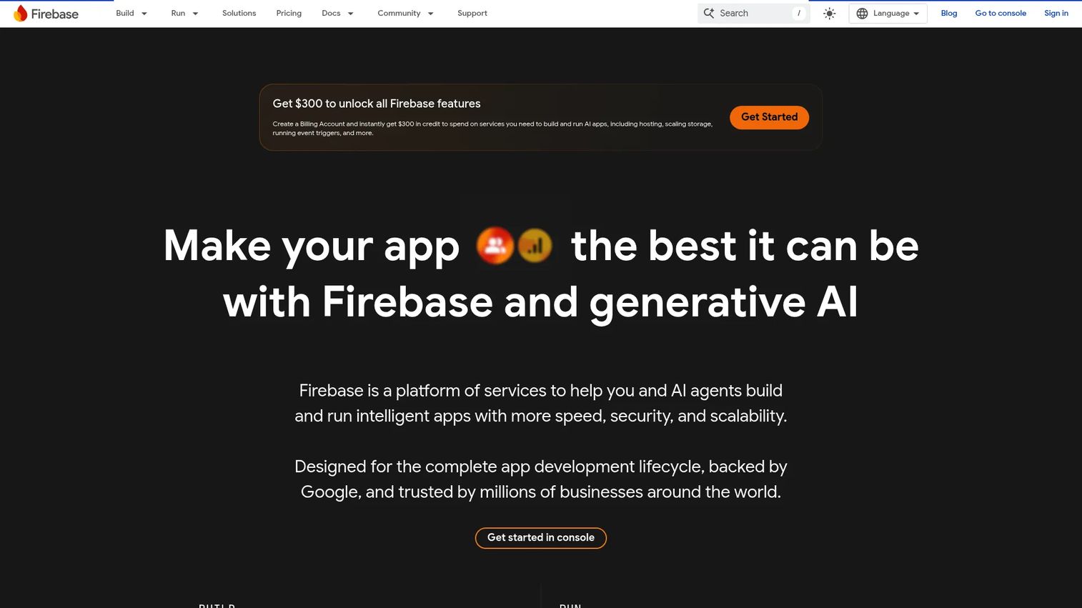 Firebase in-app messaging homepage