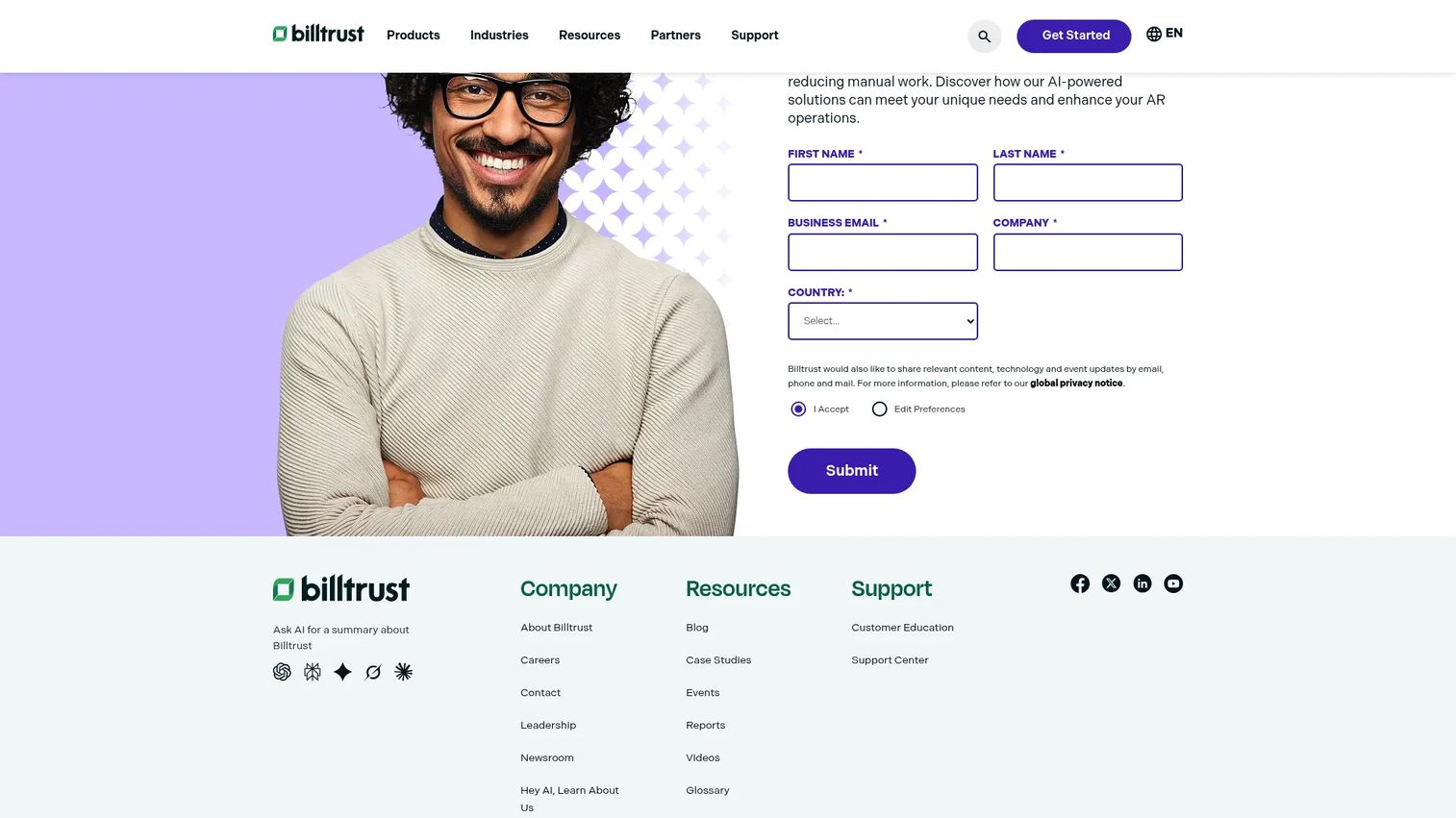 Billtrust AI-powered accounts receivable and order-to-cash platform