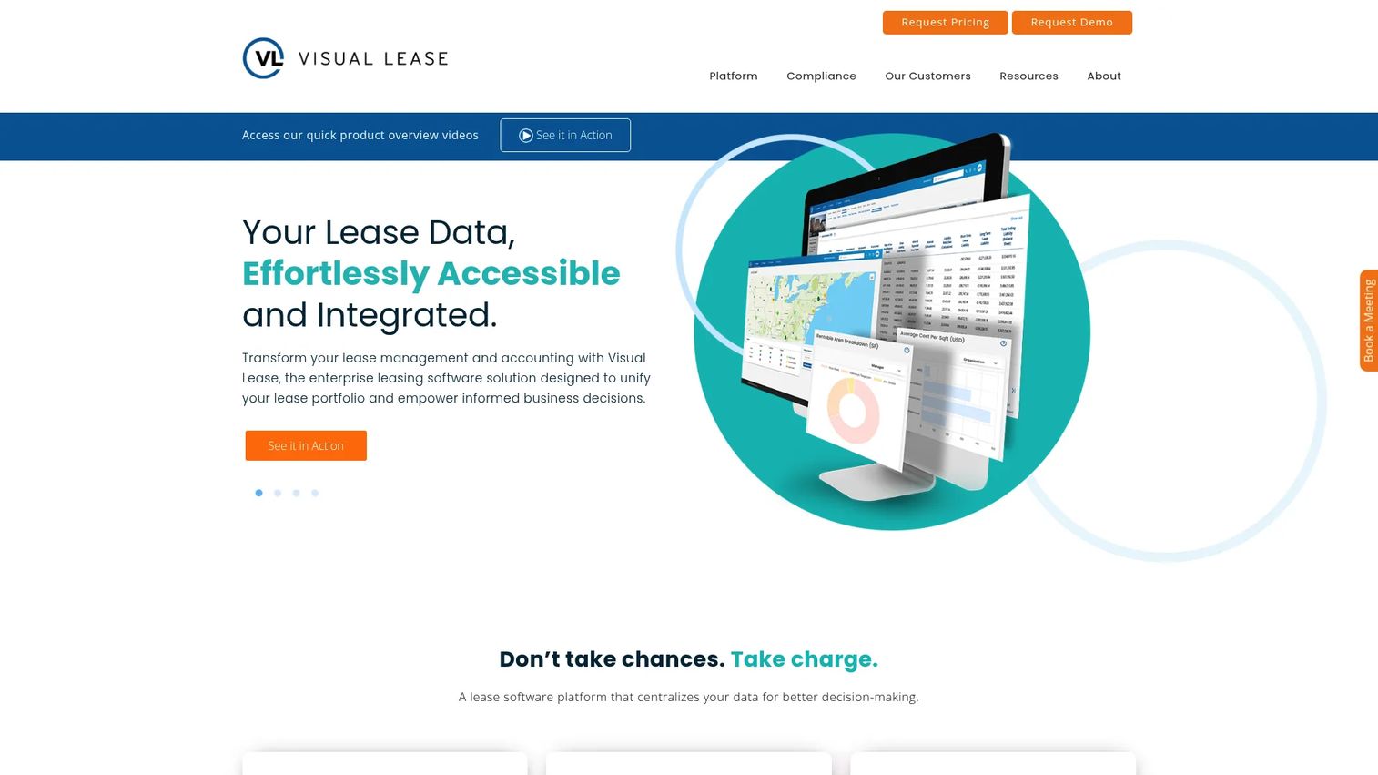 Visual Lease lease management and accounting dashboard