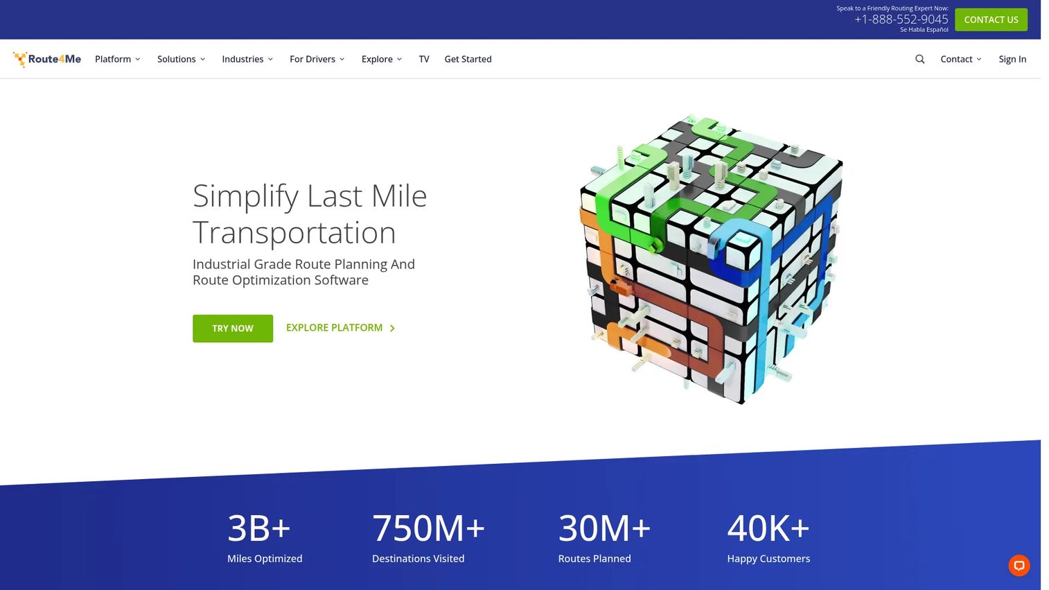 Route4Me route planning and optimization software
